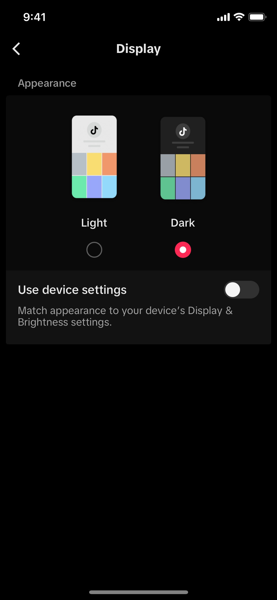 TikTok iOS screen 624