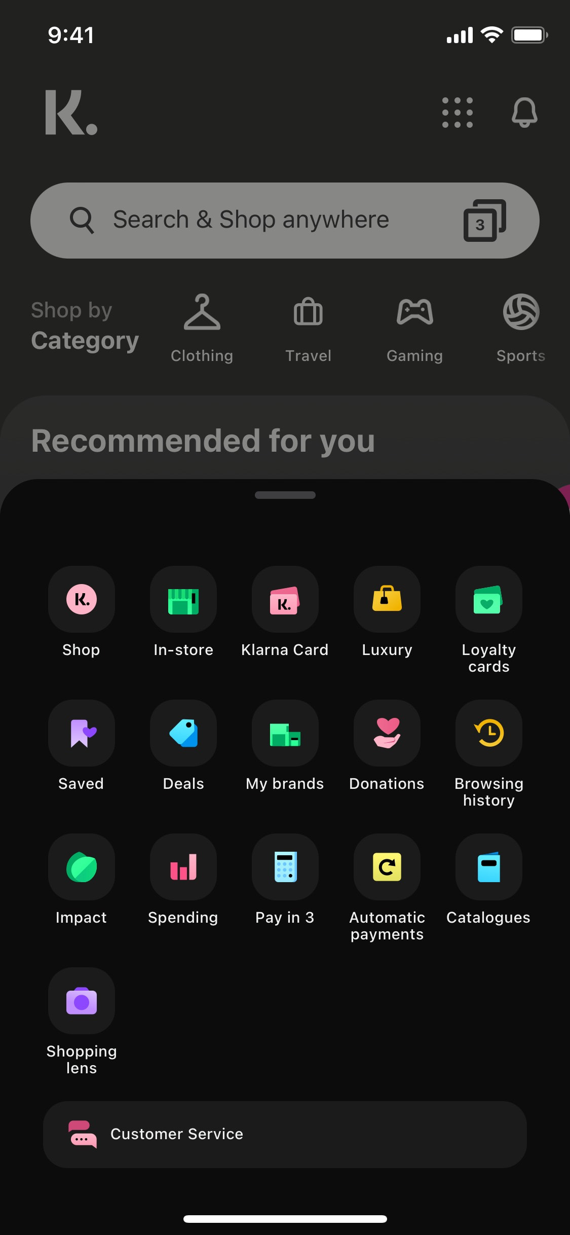 Klarna iOS screen 79