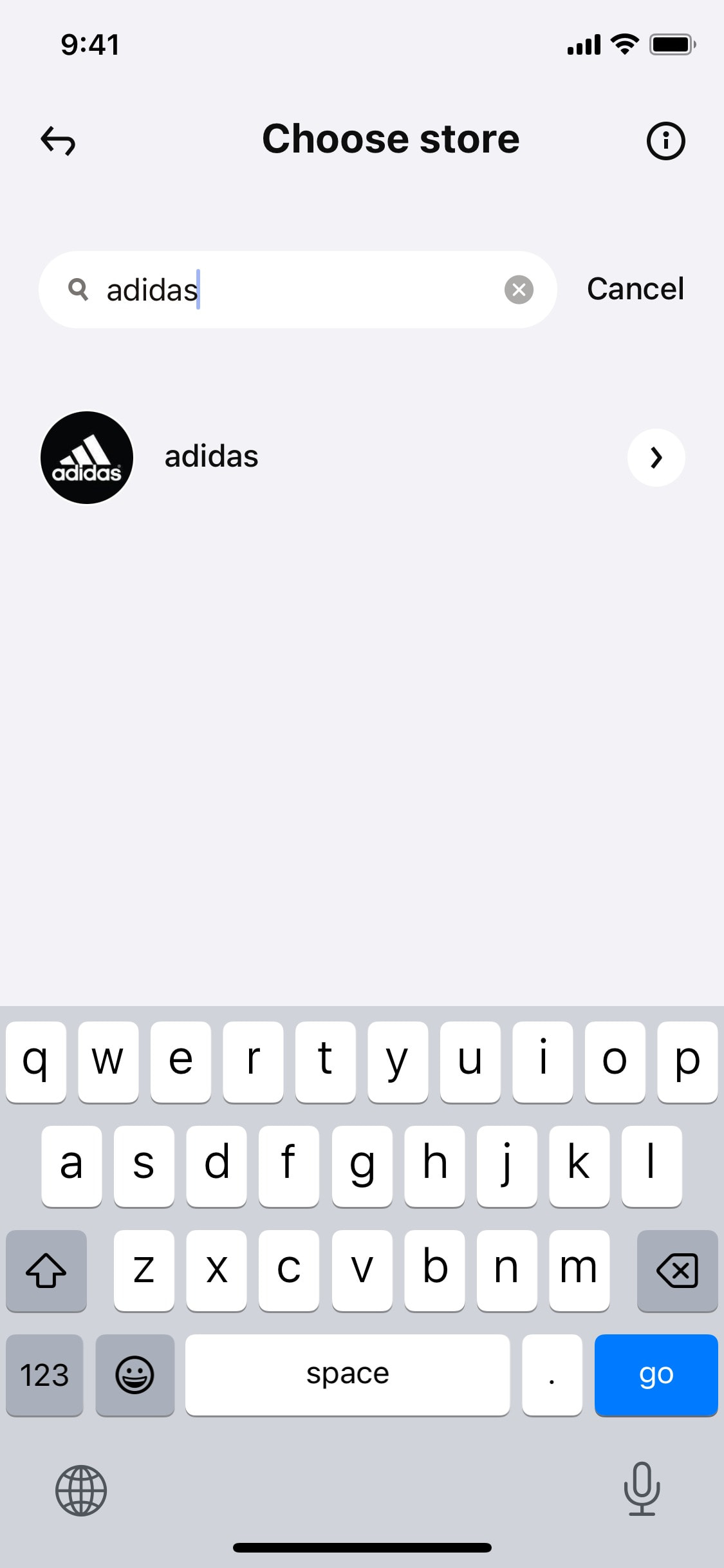 Klarna iOS screen 356