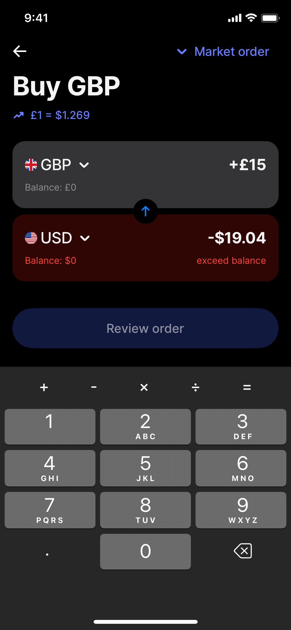 Revolut iOS screen 356