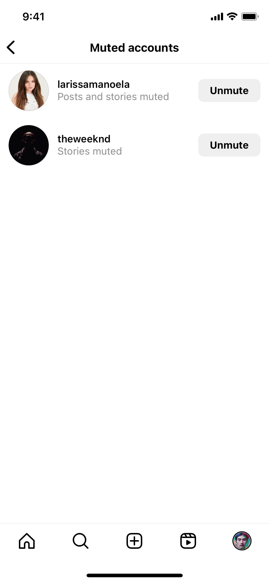 Instagram iOS screen 31