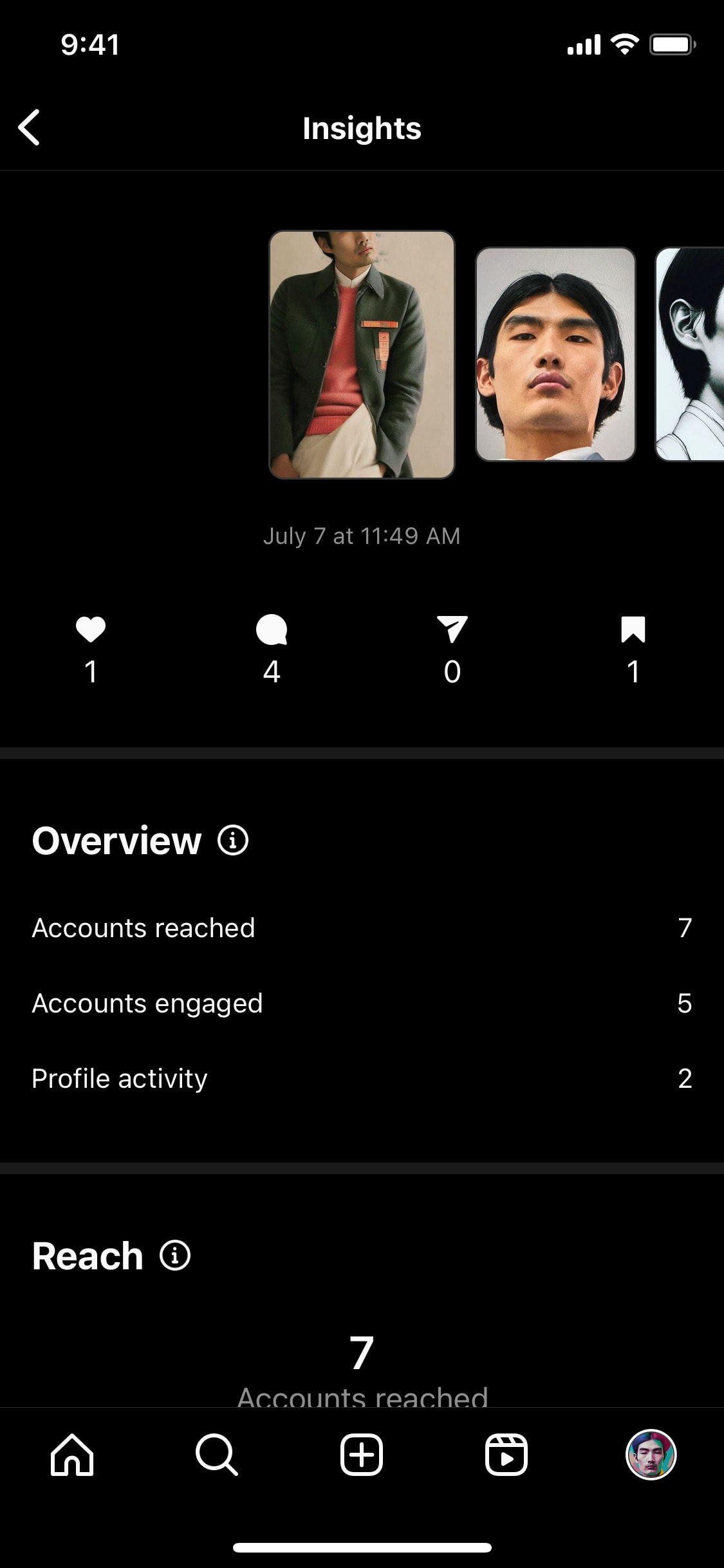 Instagram iOS screen 466