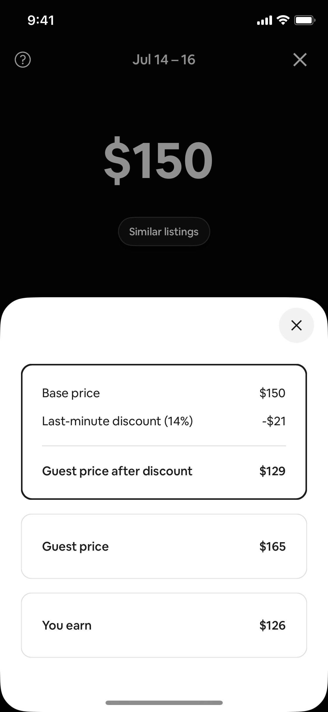 Airbnb iOS screen 134