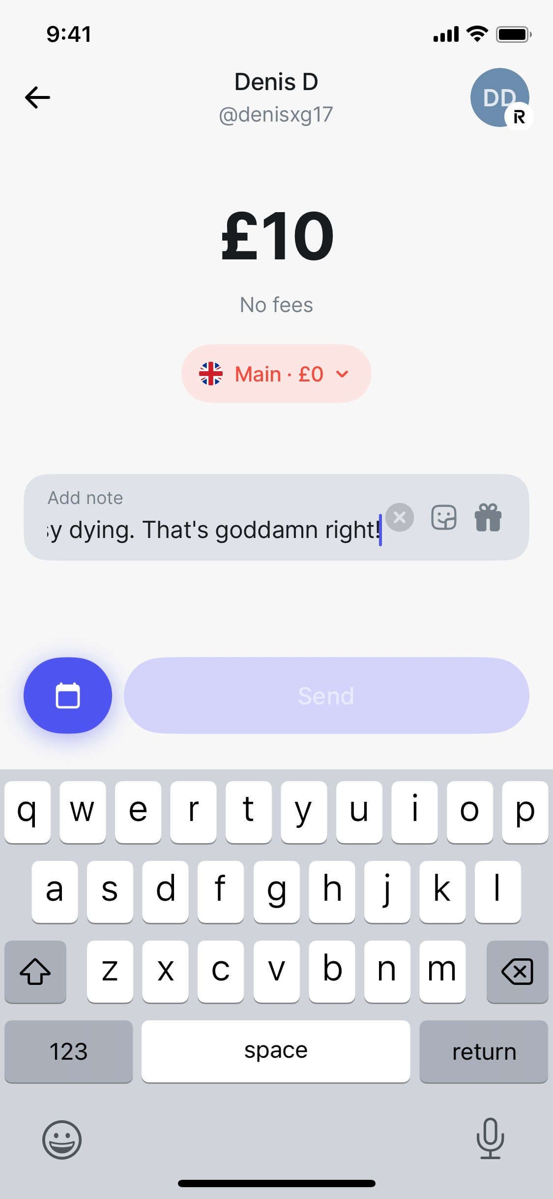 Revolut iOS screen 68