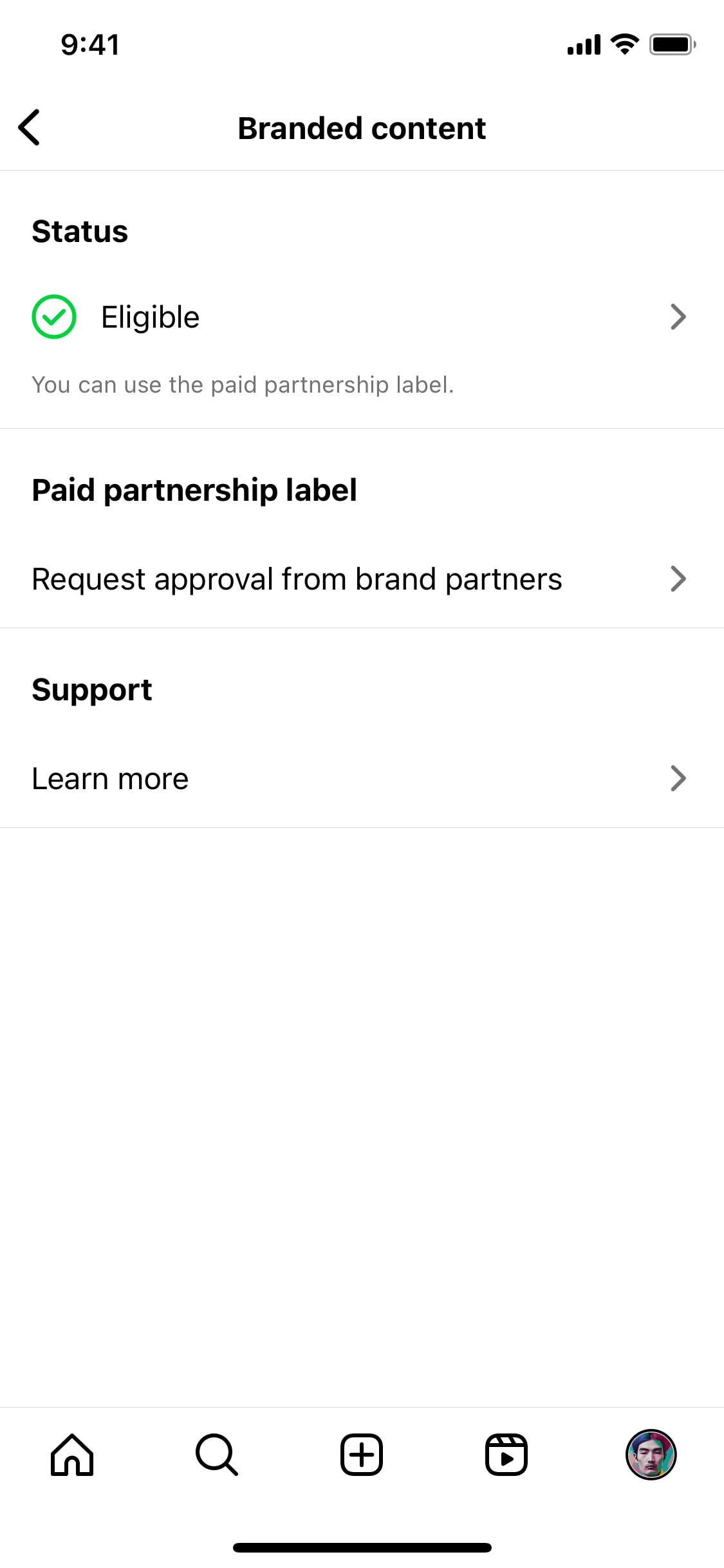 Instagram iOS screen 309
