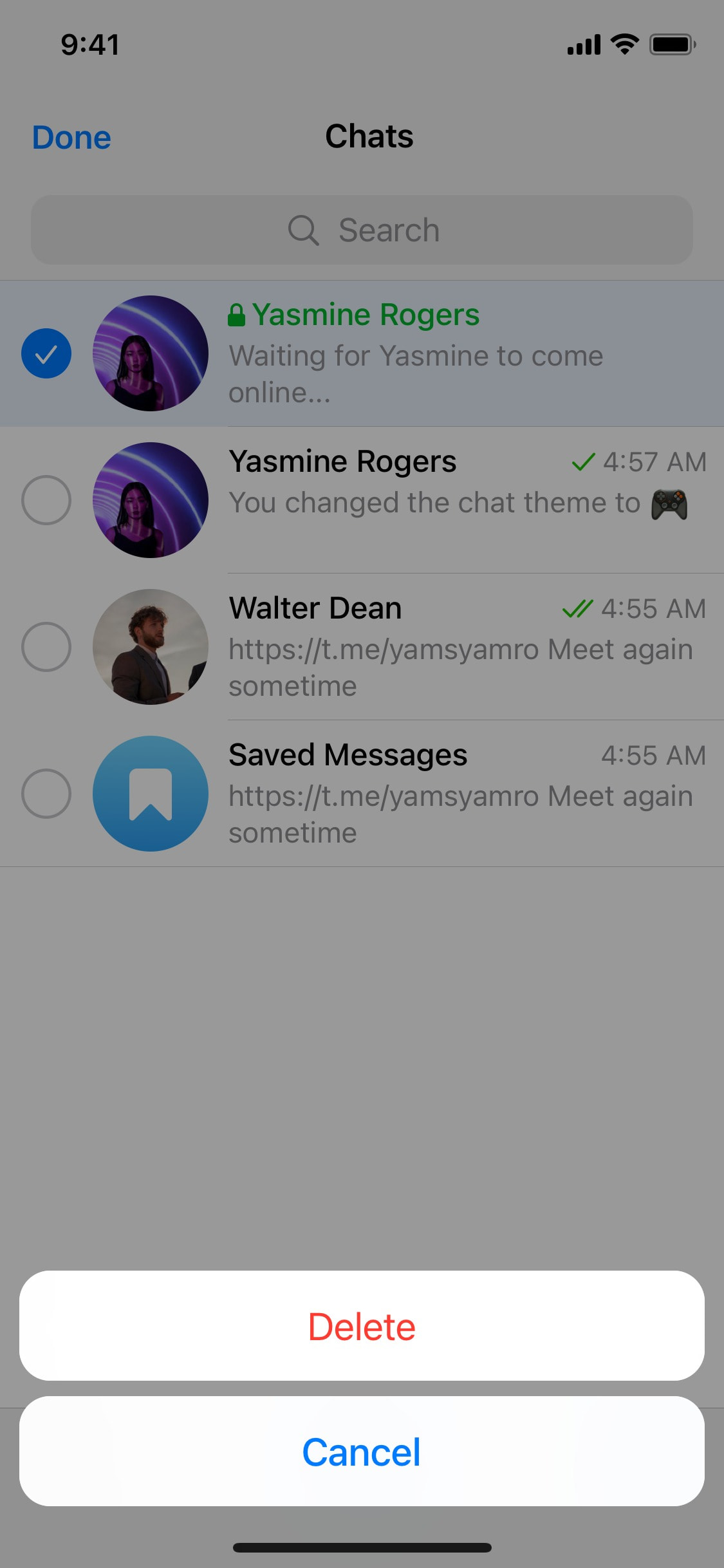 Telegram iOS screen 256