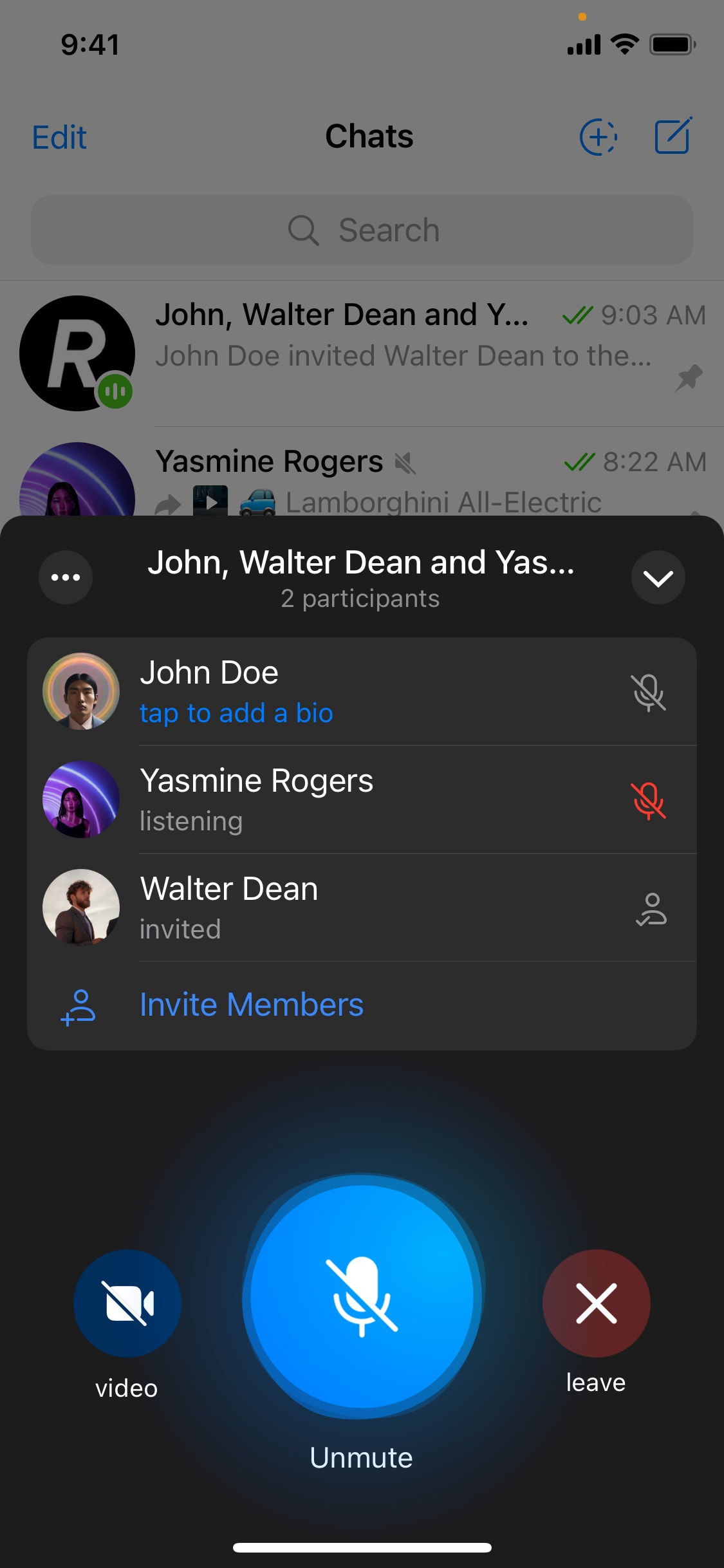 Telegram iOS screen 513