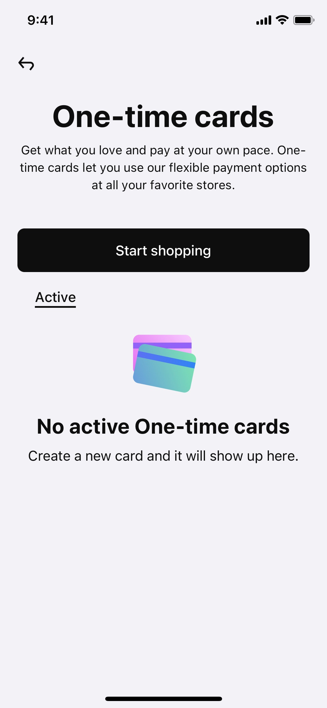 Klarna iOS screen 27
