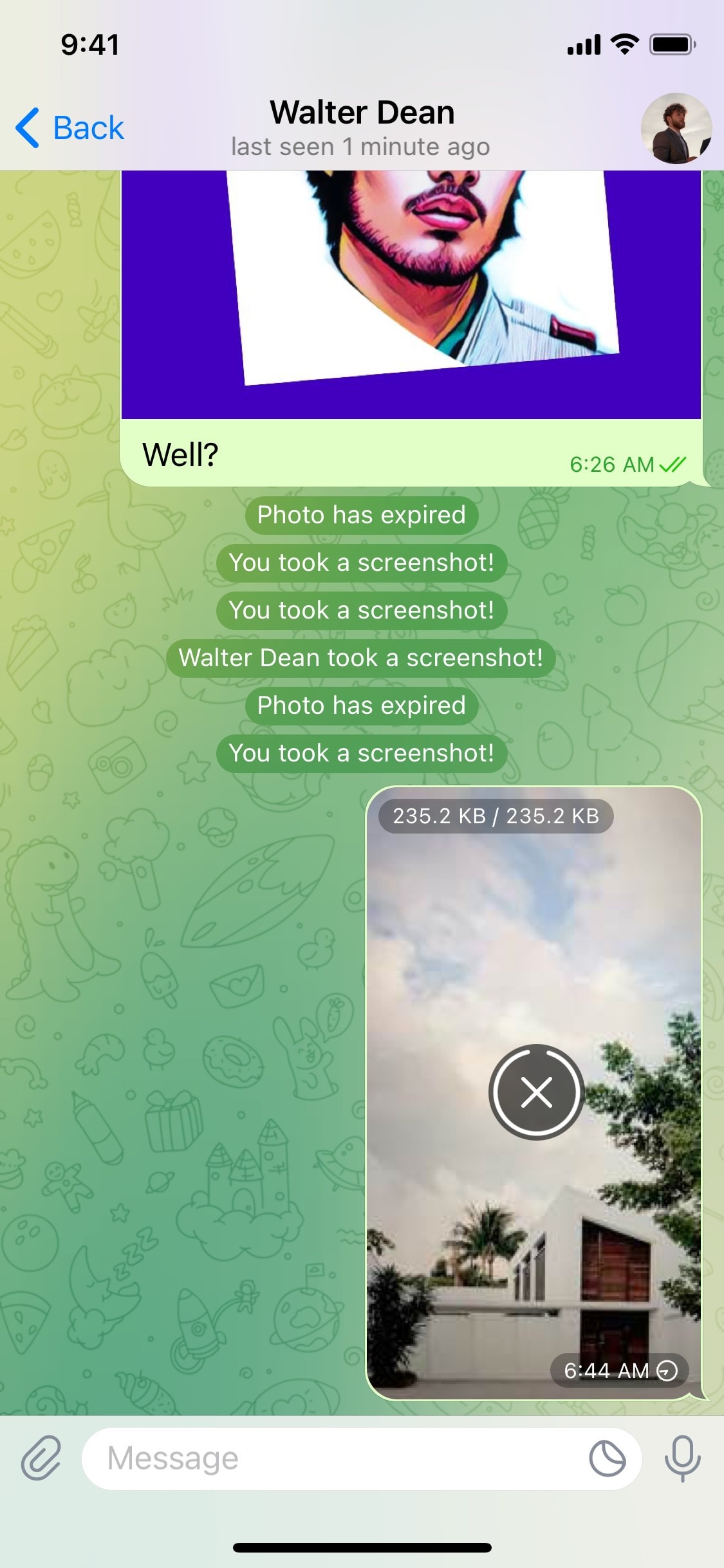 Telegram iOS screen 889