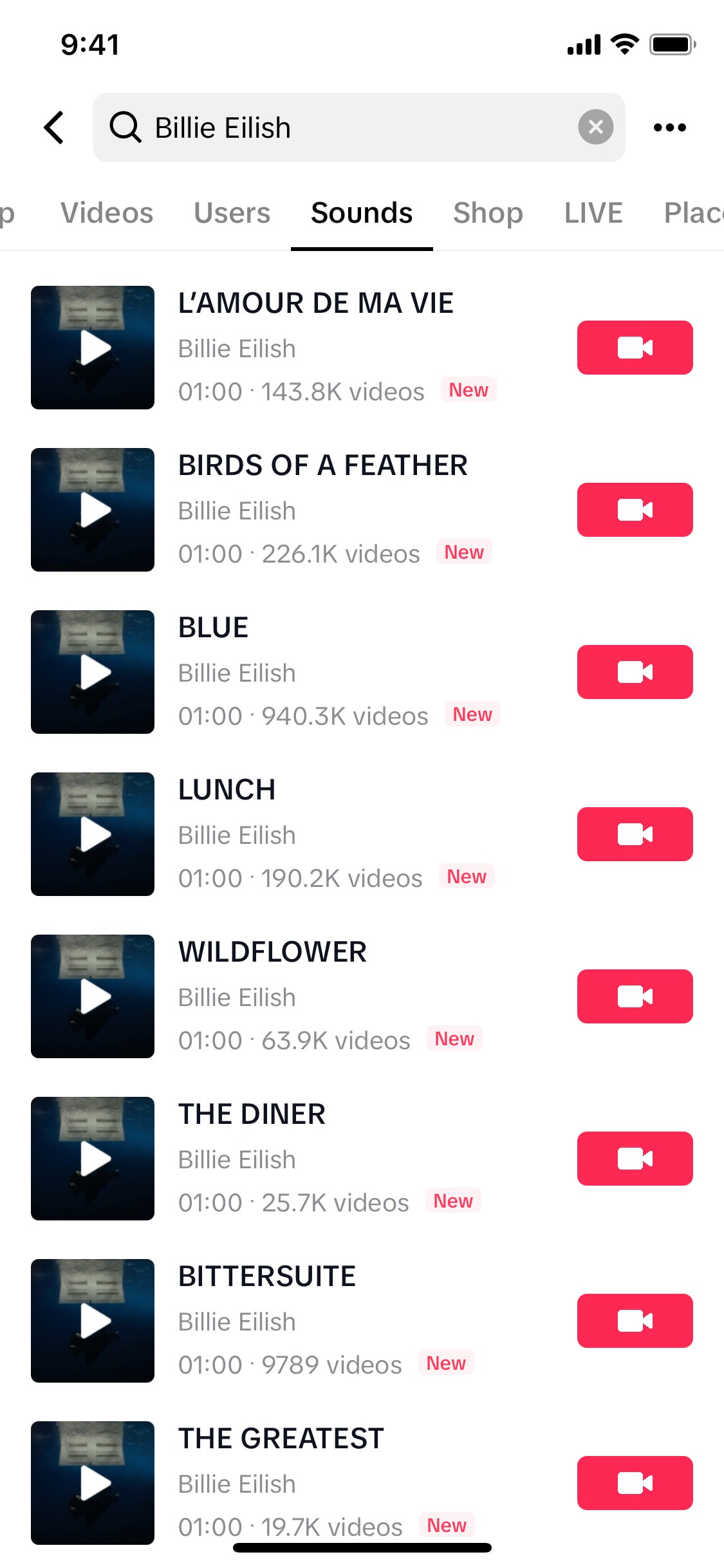 TikTok iOS screen 848