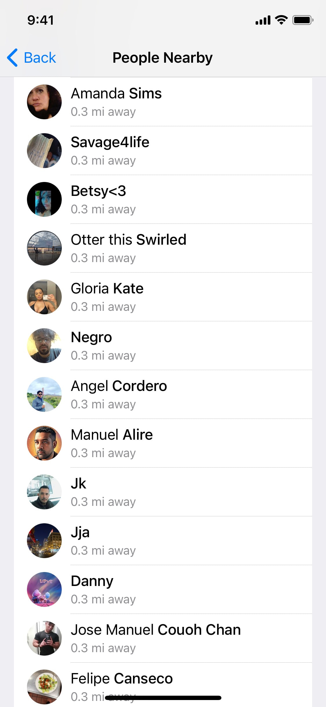 Telegram iOS screen 330
