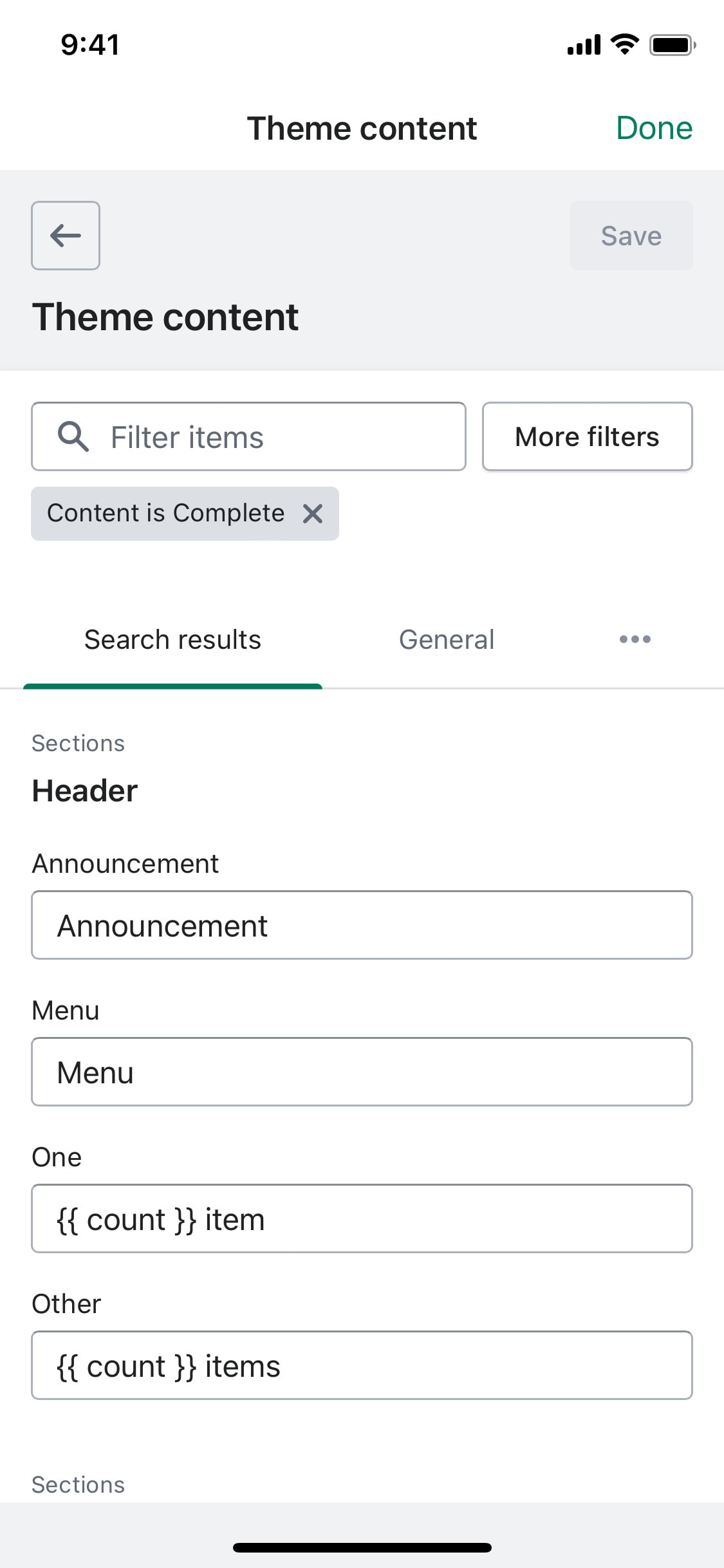 Shopify iOS screen 107
