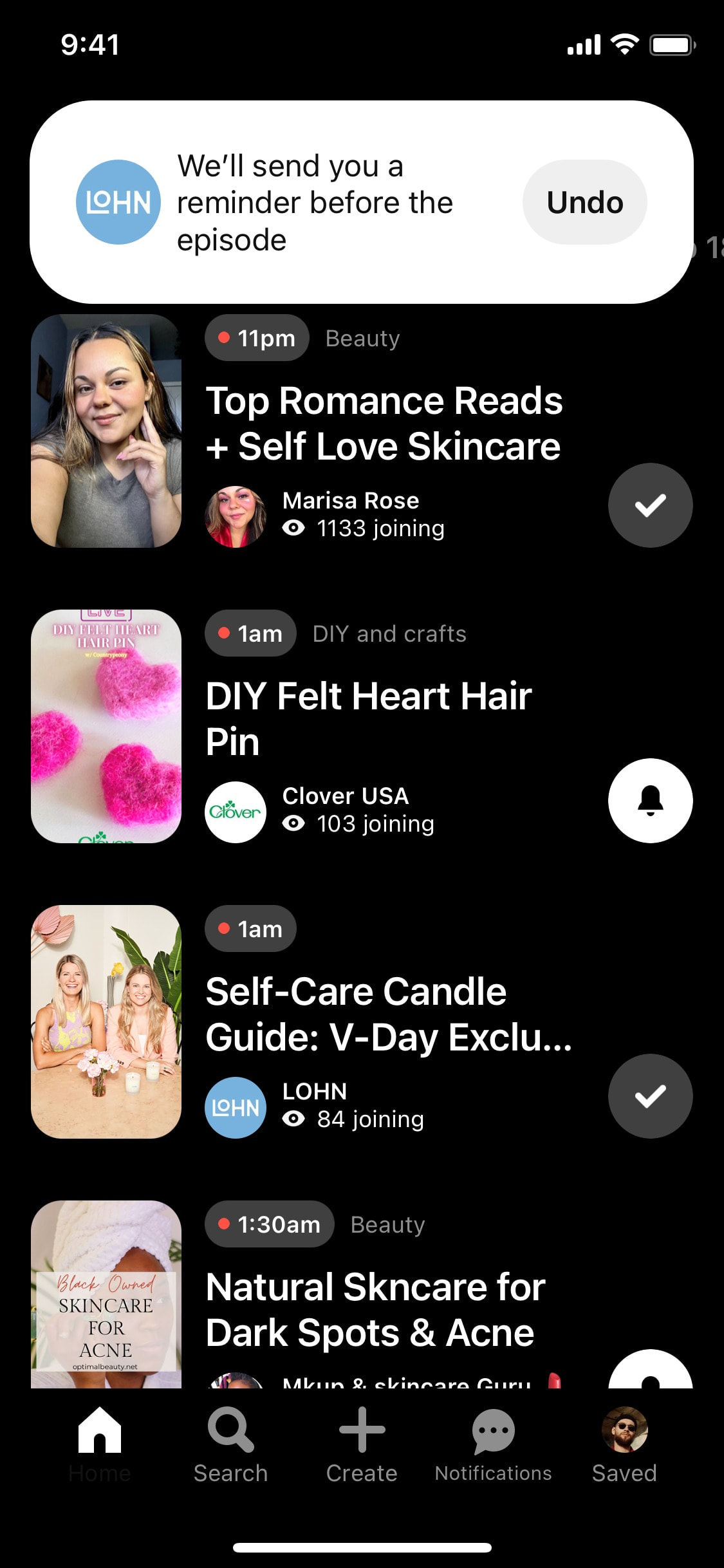Pinterest iOS screen 281