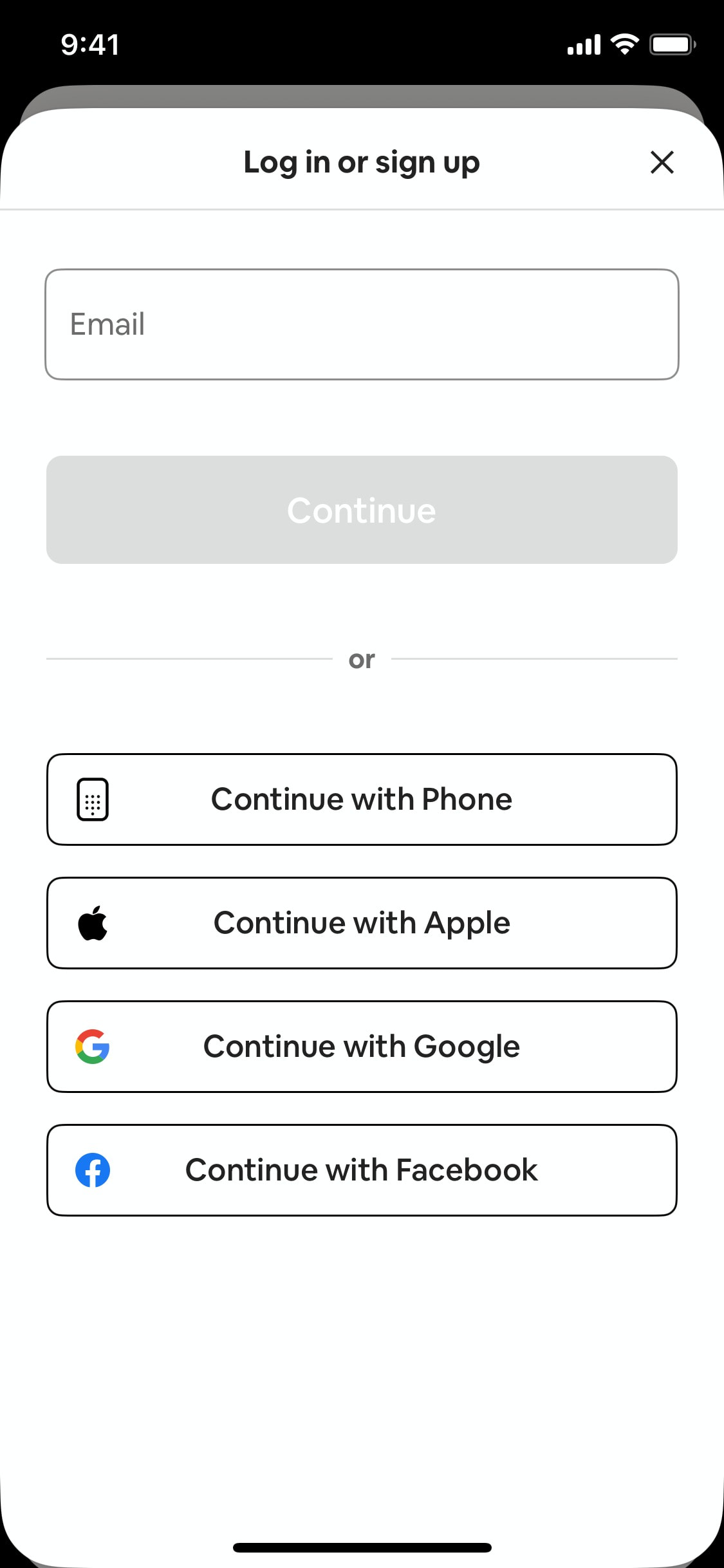 Airbnb iOS screen 252