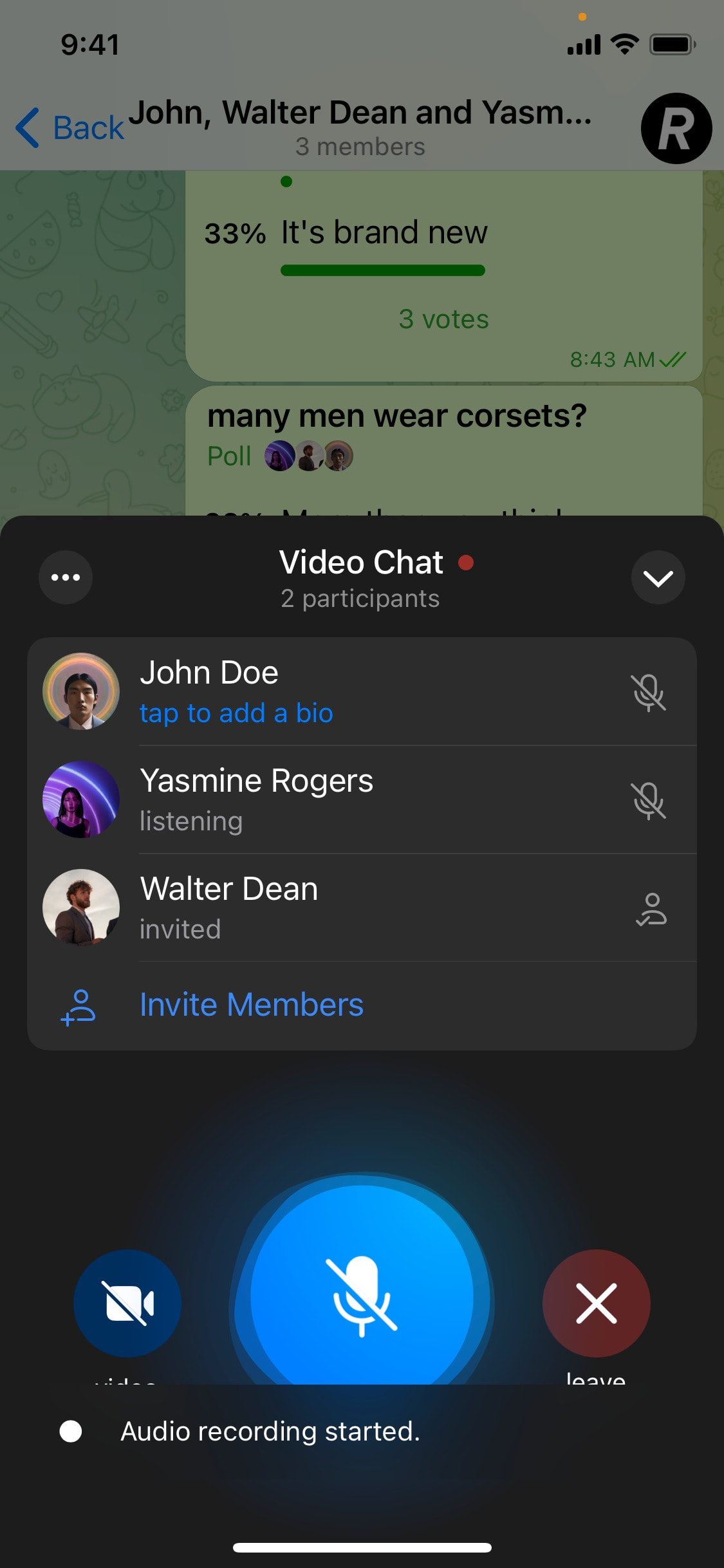 Telegram iOS screen 175