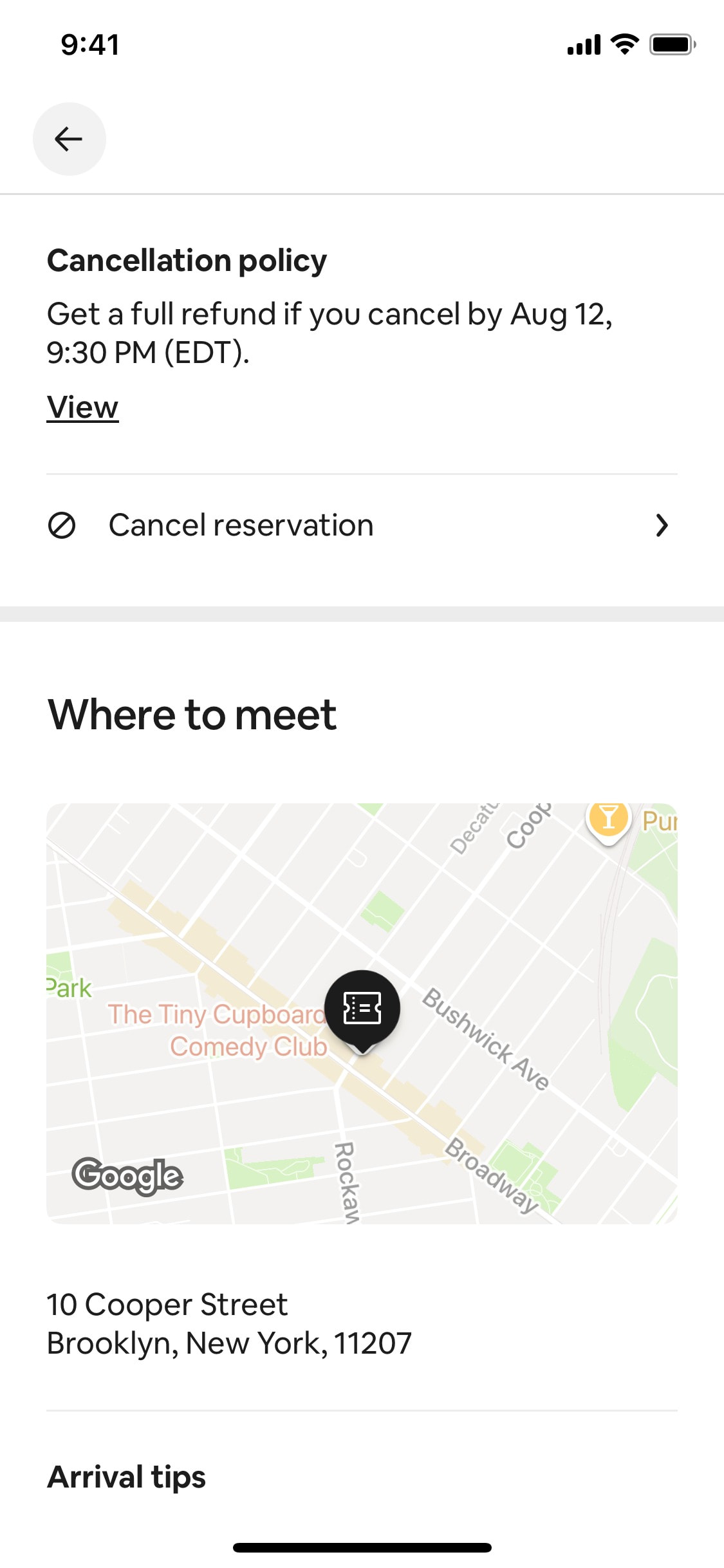 Airbnb iOS screen 509