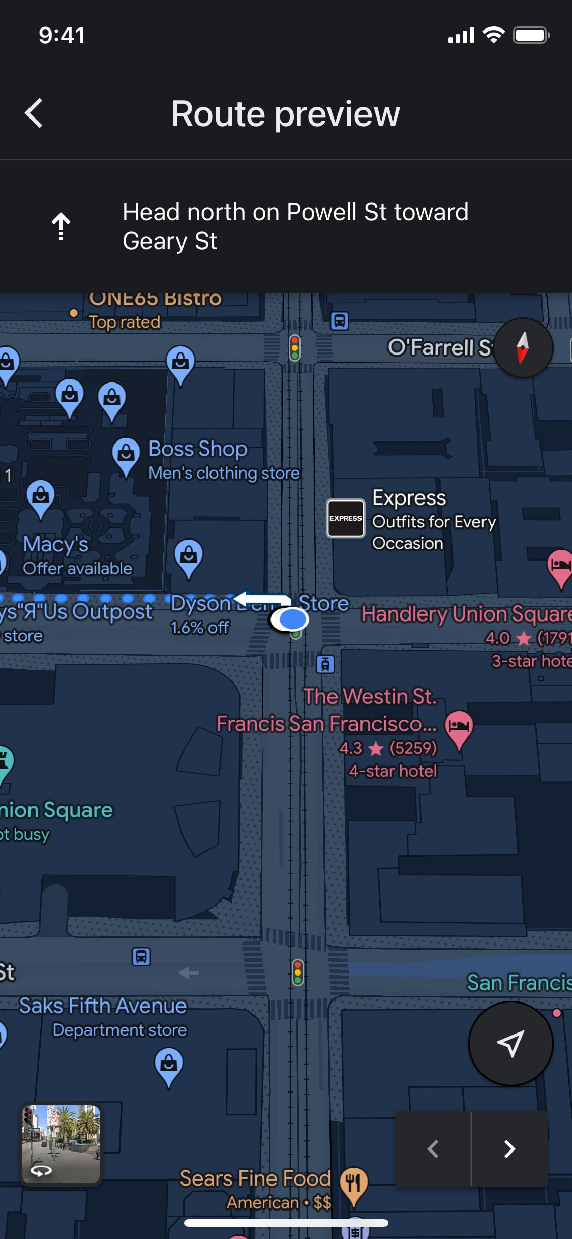Google Maps iOS screen 589