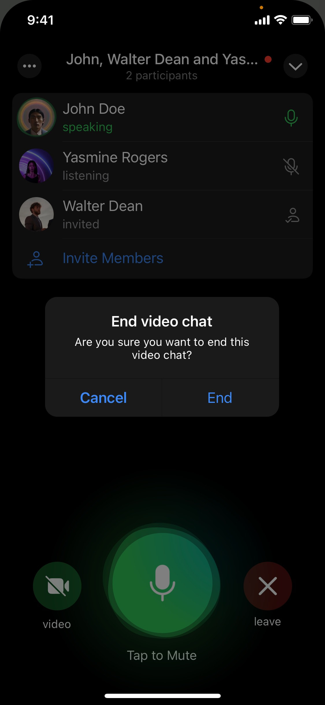 Telegram iOS screen 887
