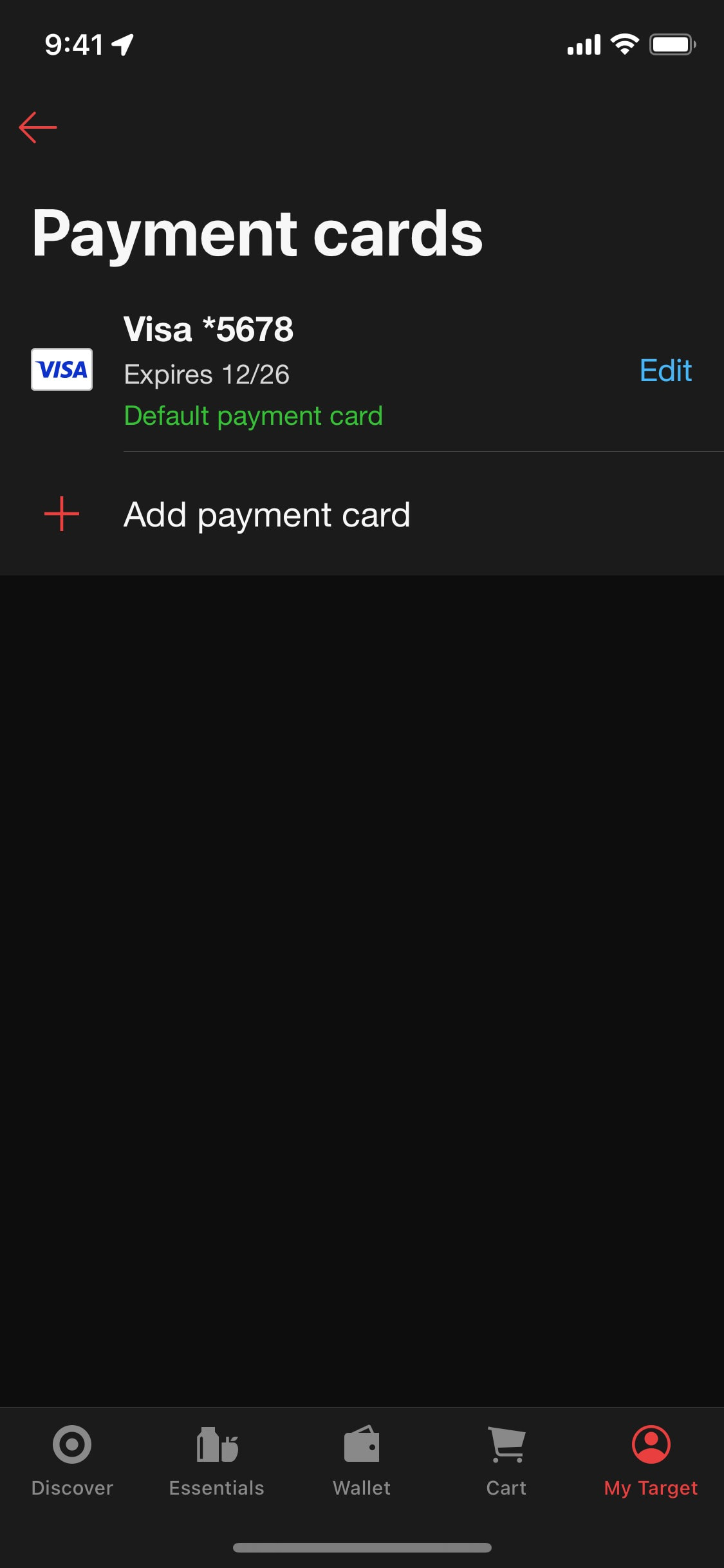 Target iOS screen 433