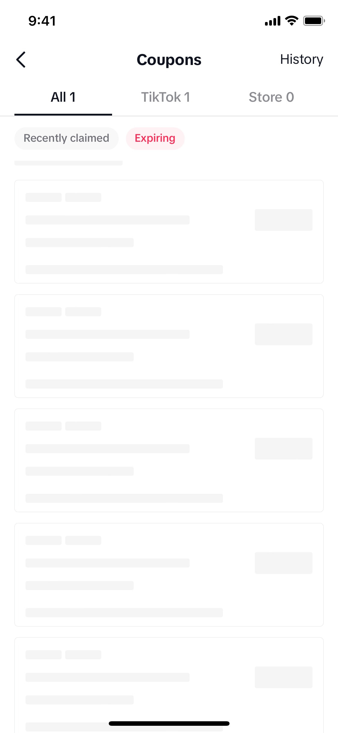 TikTok iOS screen 413