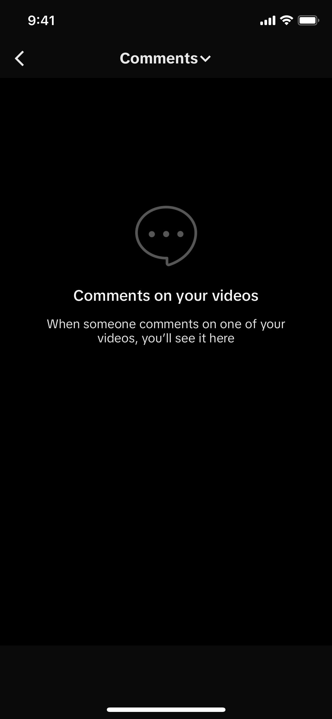 TikTok iOS screen 585
