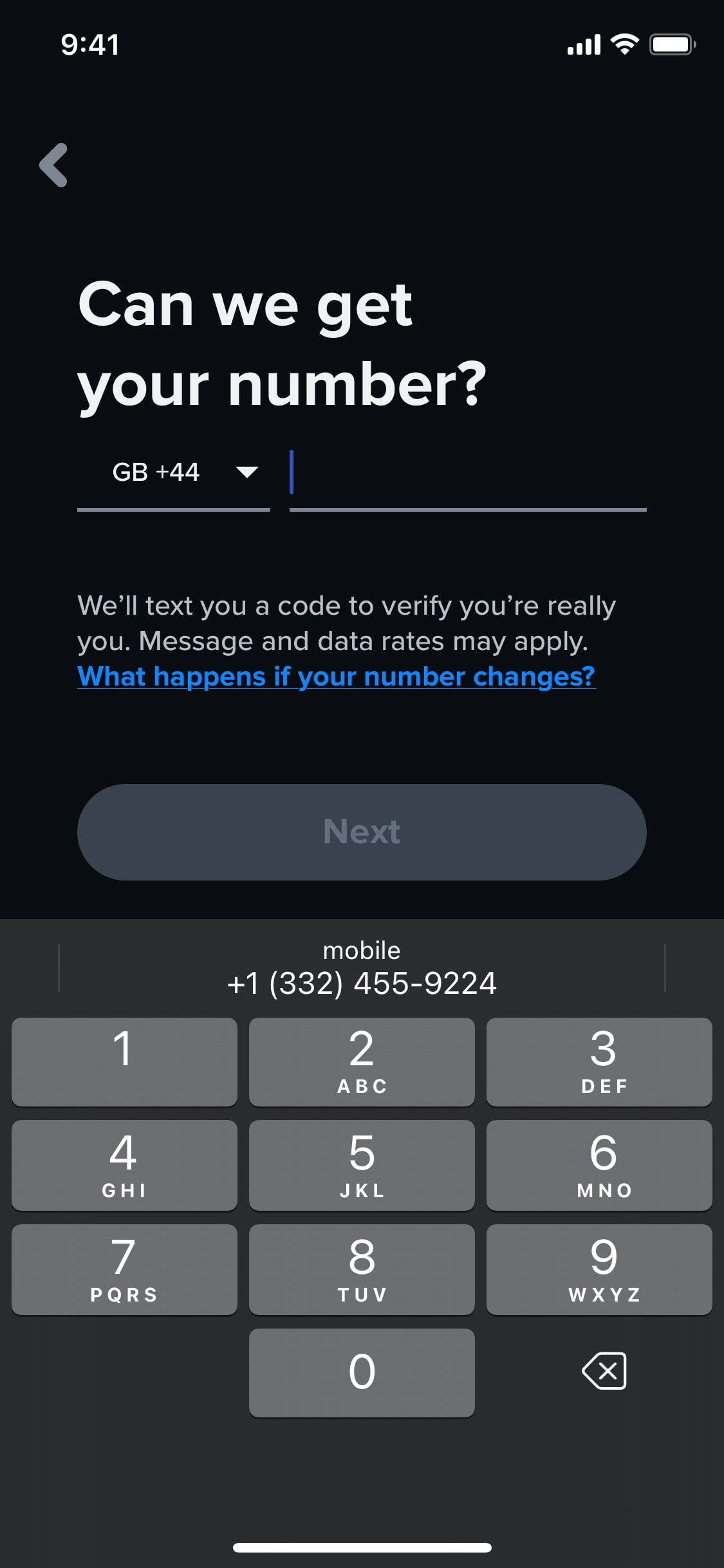 Tinder iOS screen 26