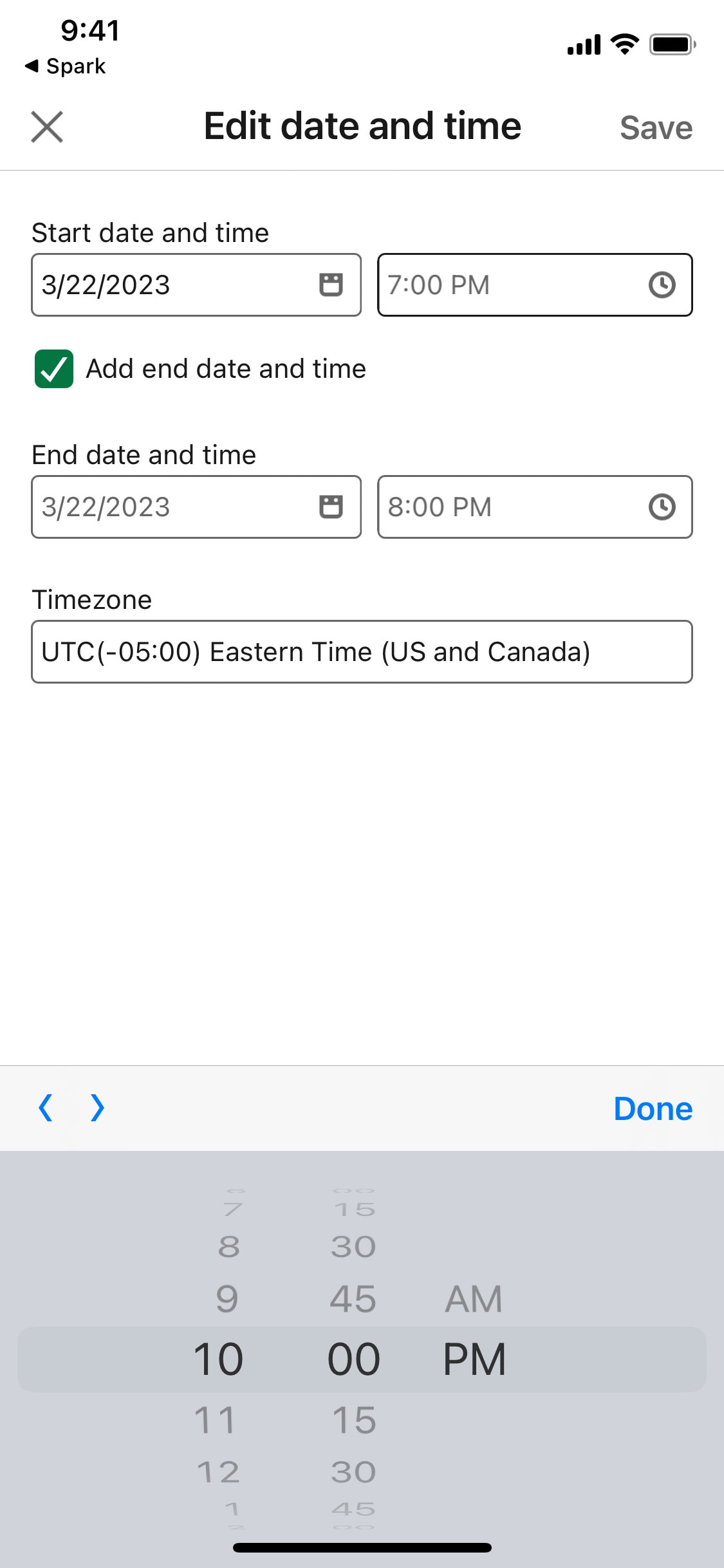 LinkedIn iOS screen 186