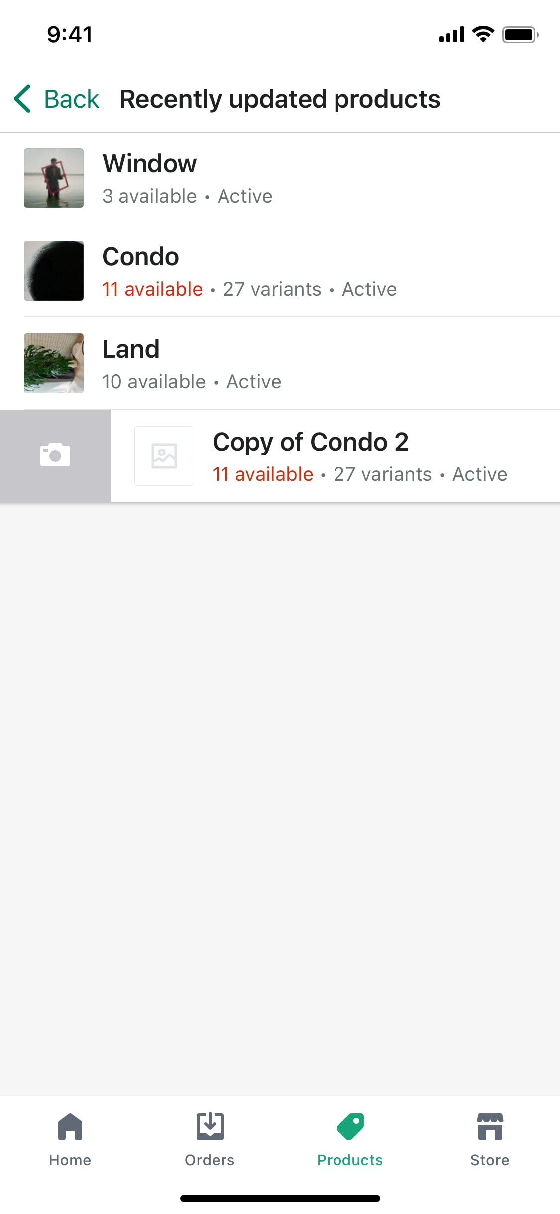 Shopify iOS screen 575