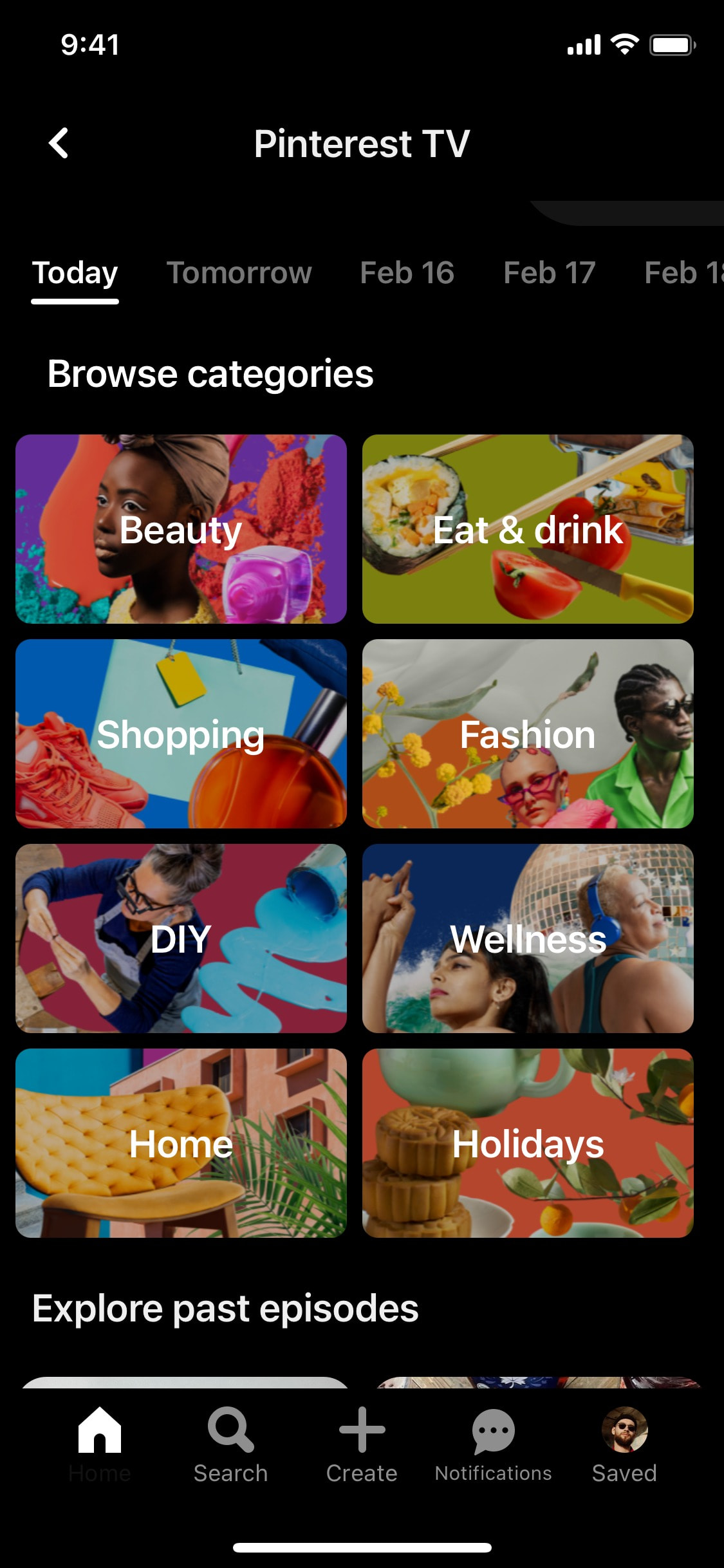 Pinterest iOS screen 11