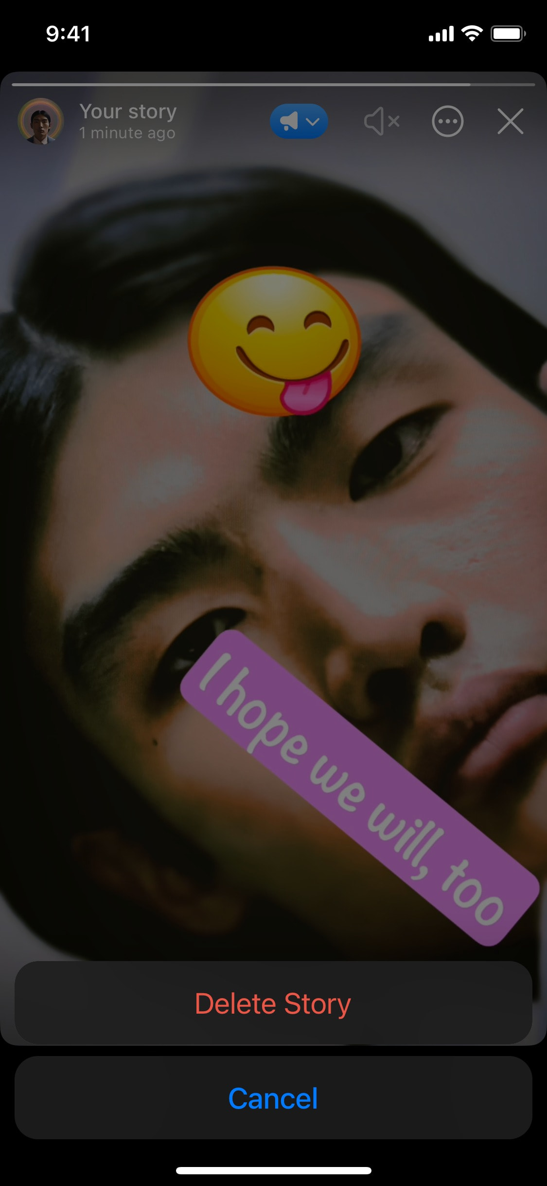 Telegram iOS screen 852
