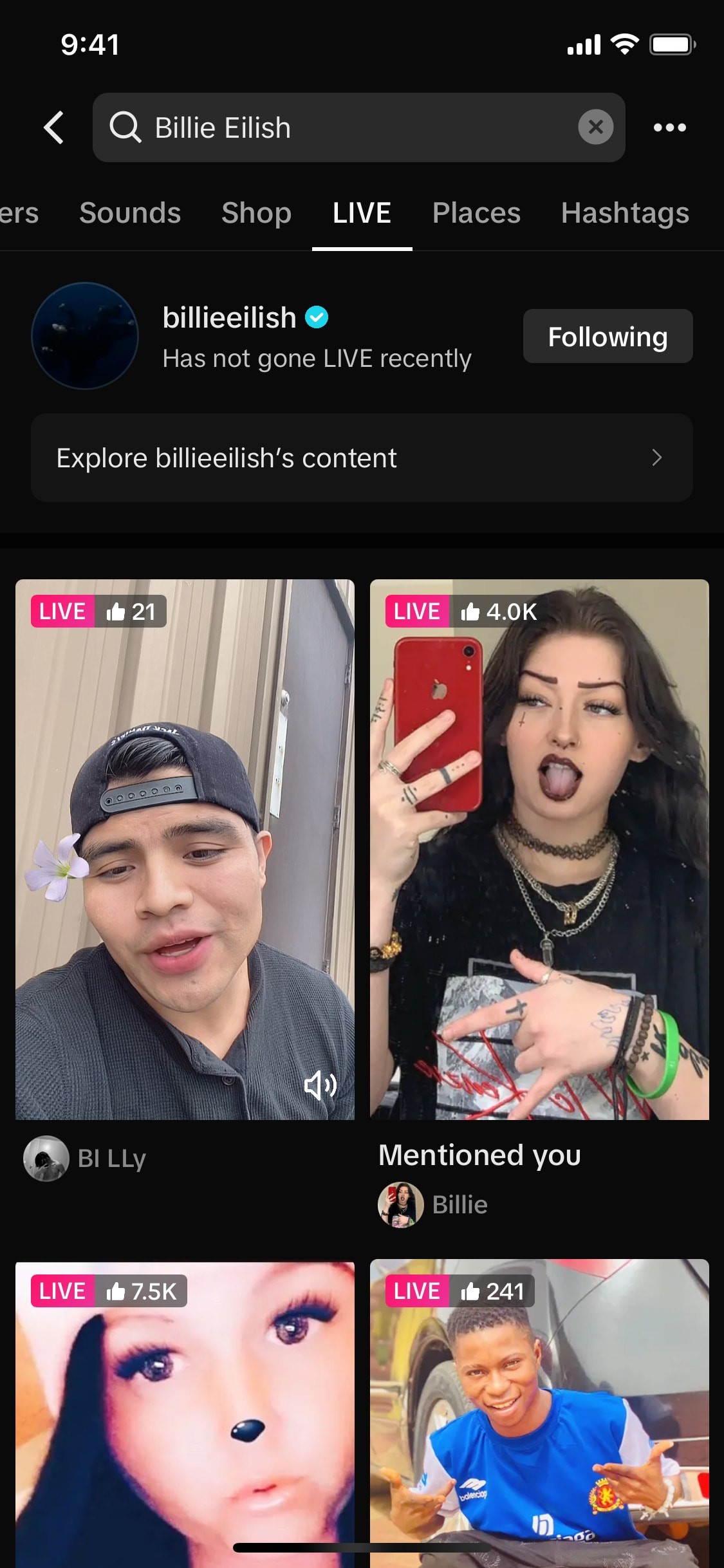 TikTok iOS screen 76