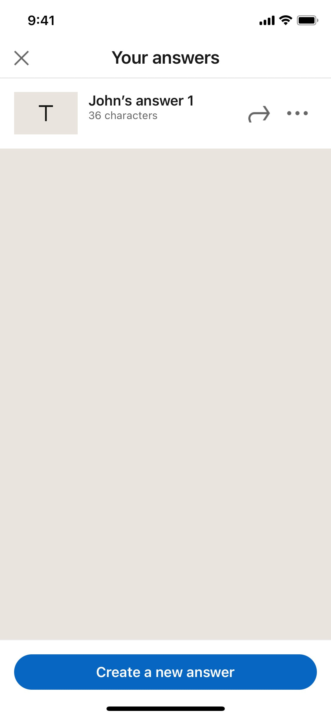 LinkedIn iOS screen 139