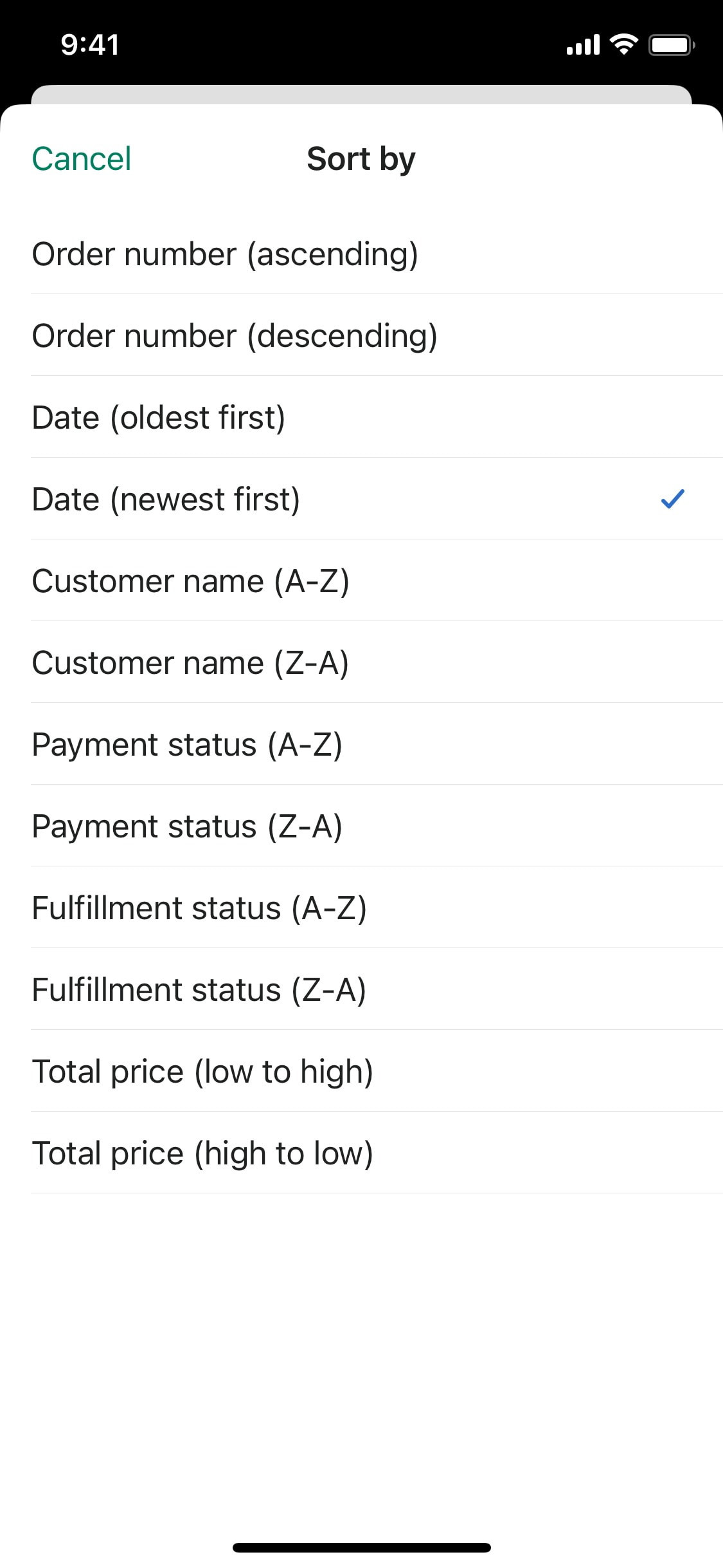 Shopify iOS screen 114
