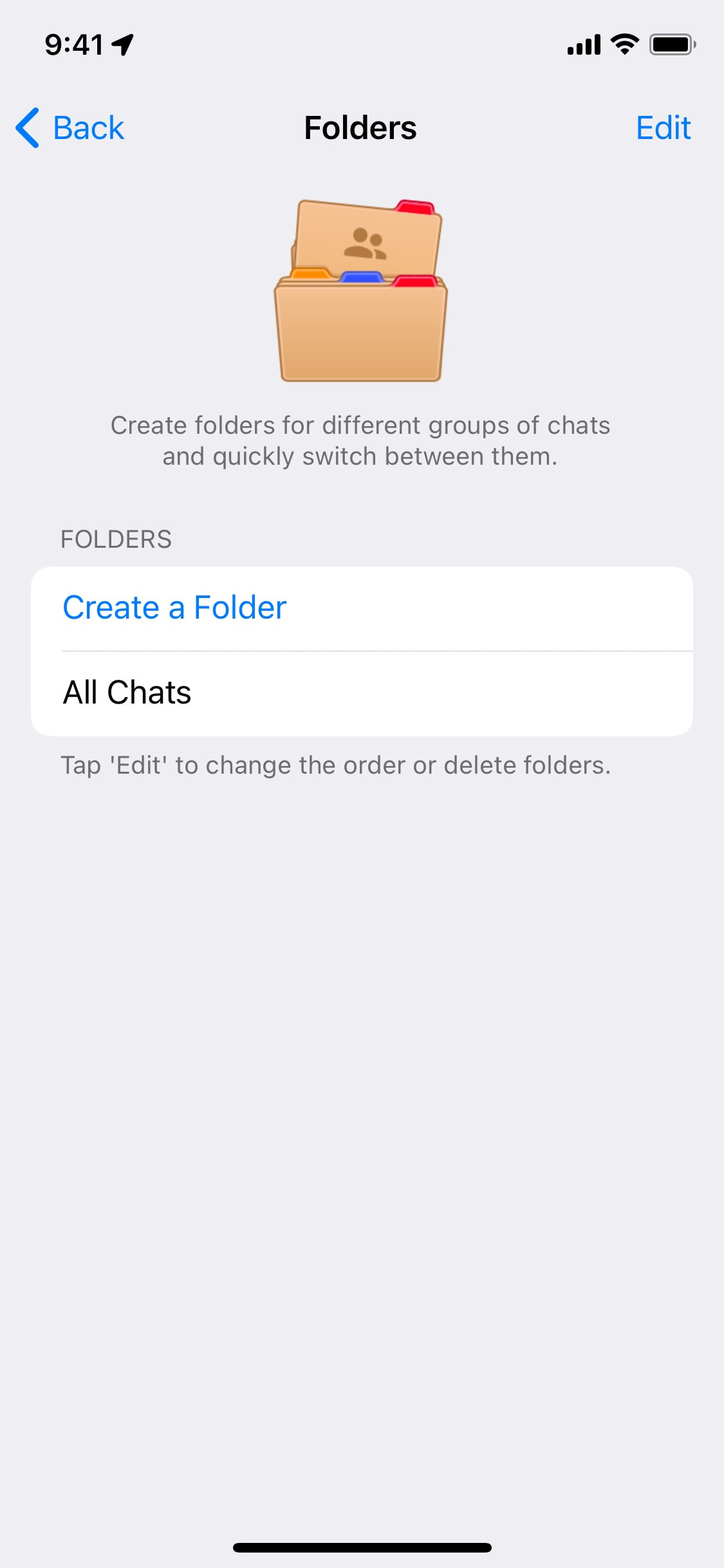 Telegram iOS screen 73