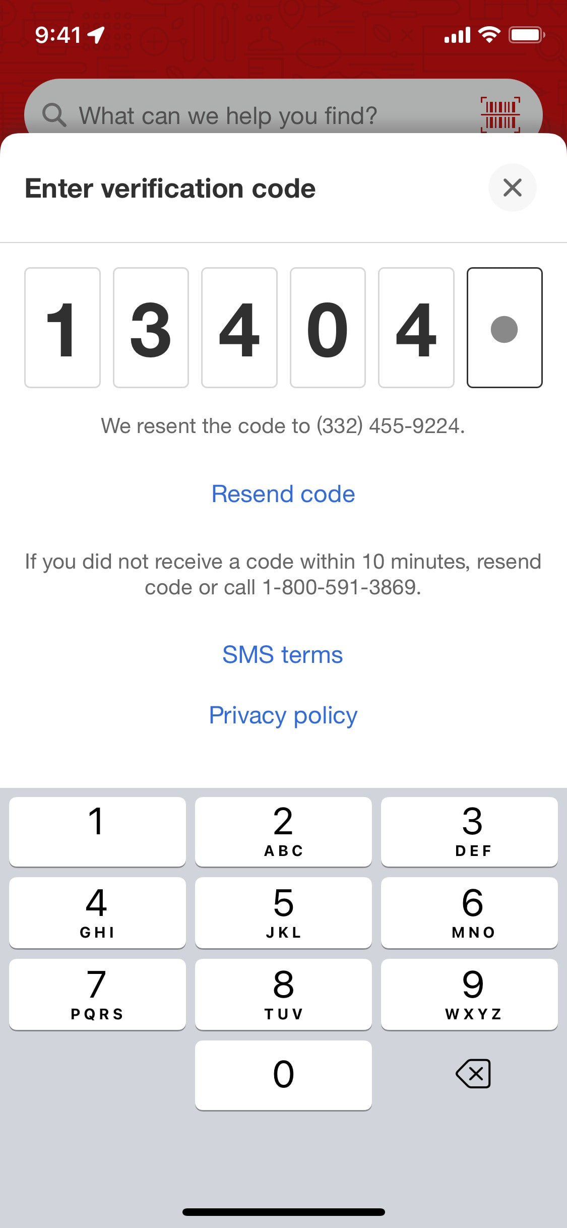 Target iOS screen 48