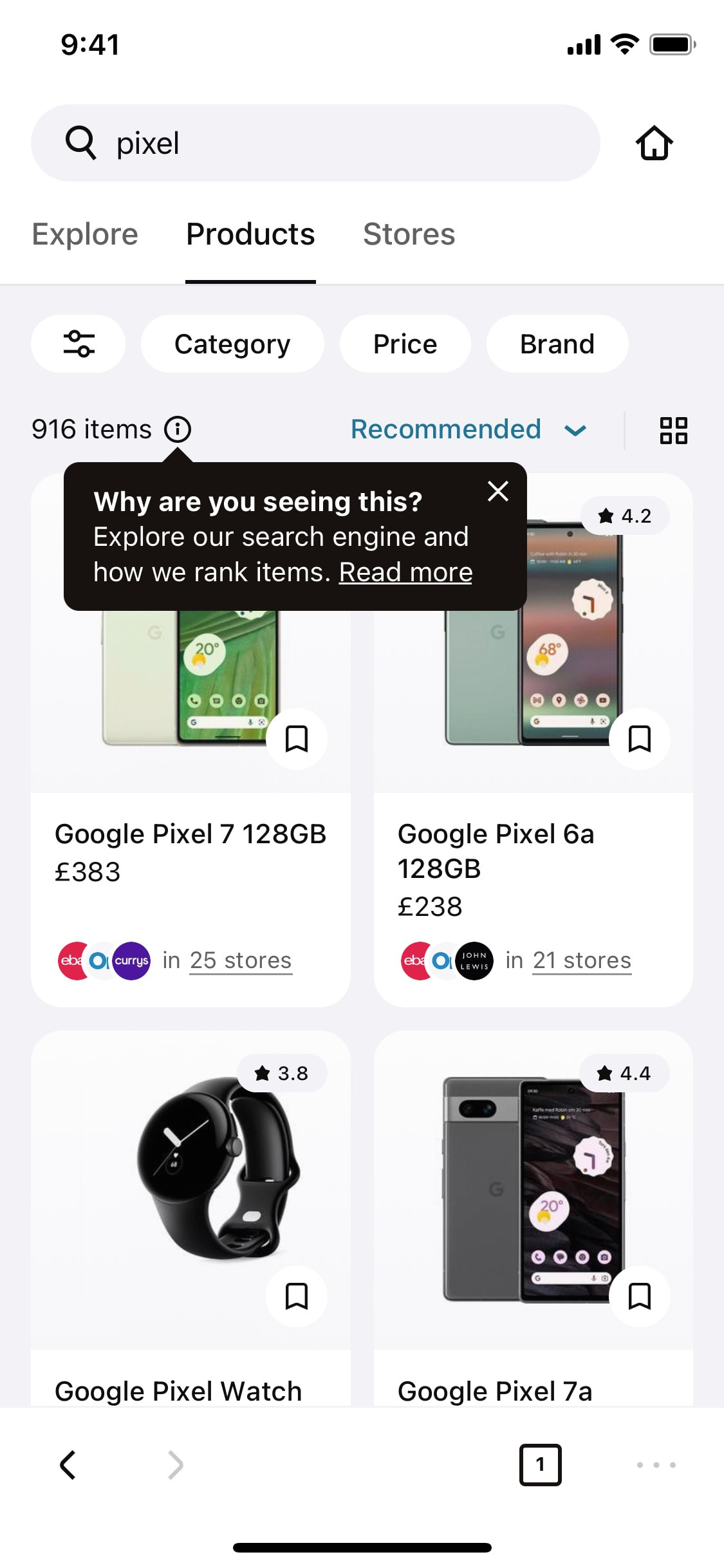 Klarna iOS screen 406