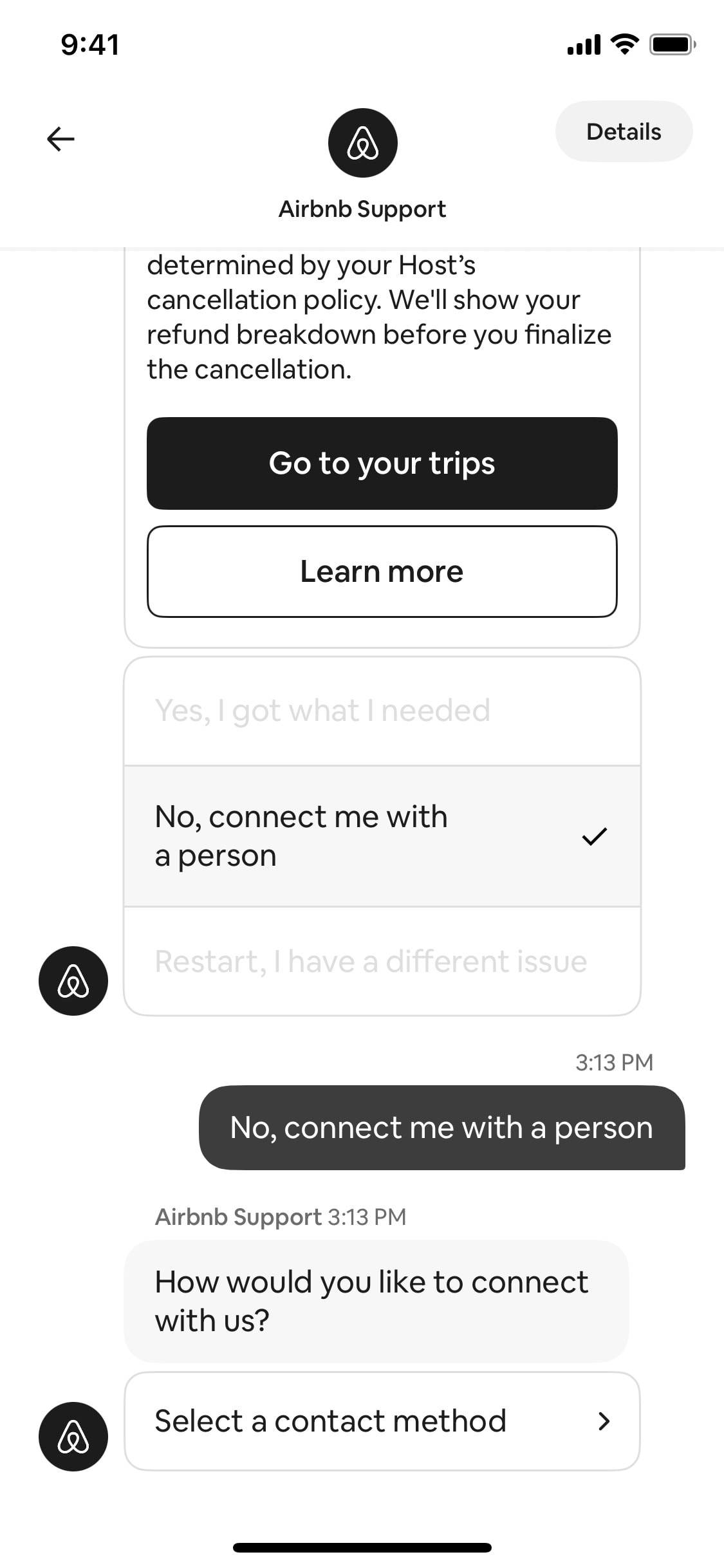Airbnb iOS screen 72