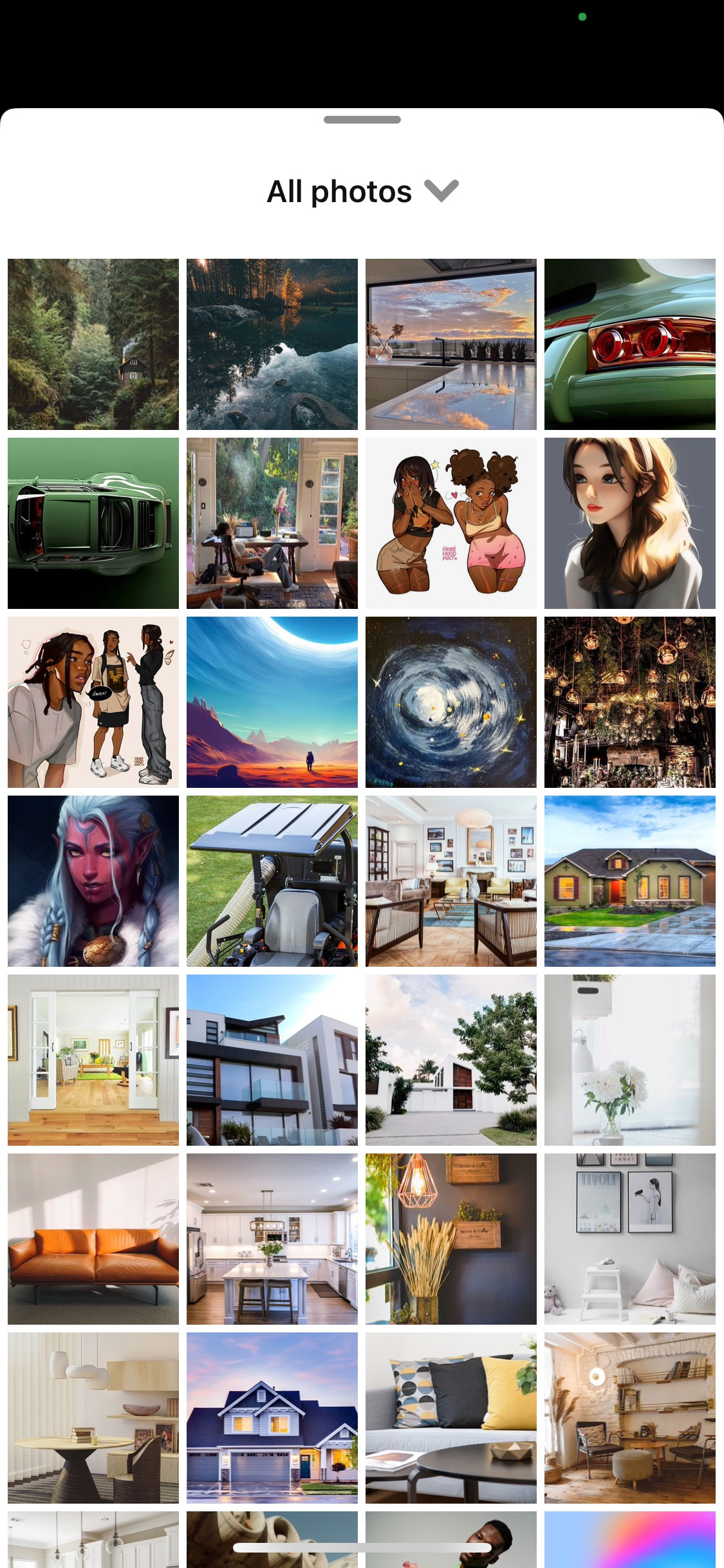 Pinterest iOS screen 418