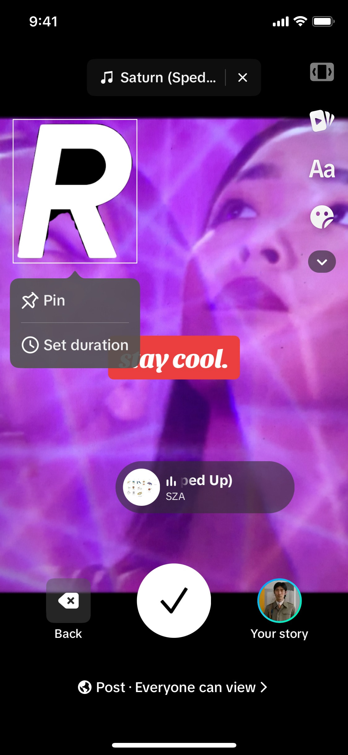 TikTok iOS screen 721