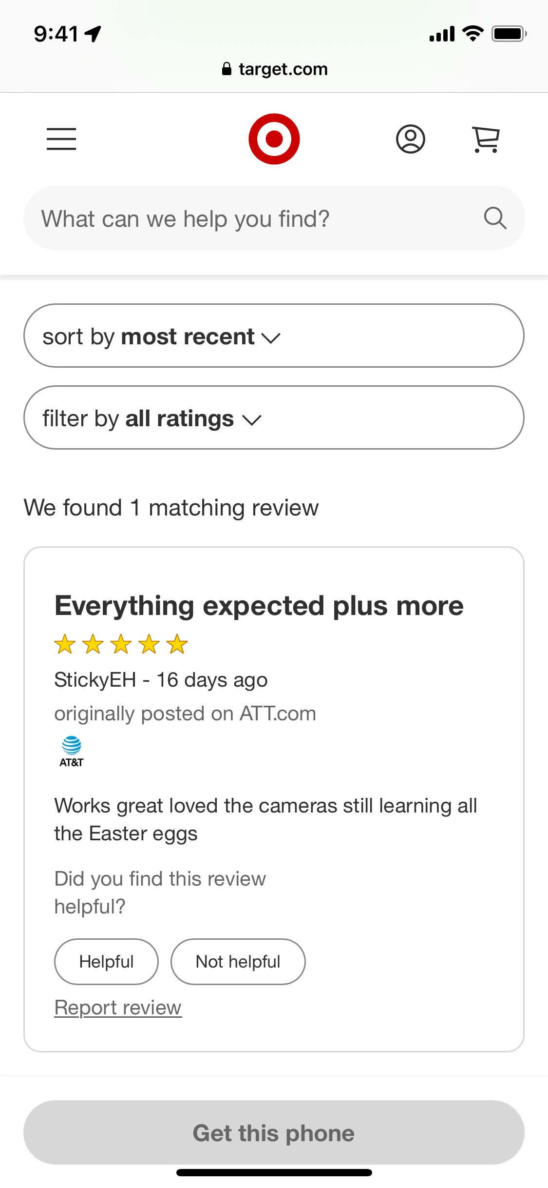 Target iOS screen 99