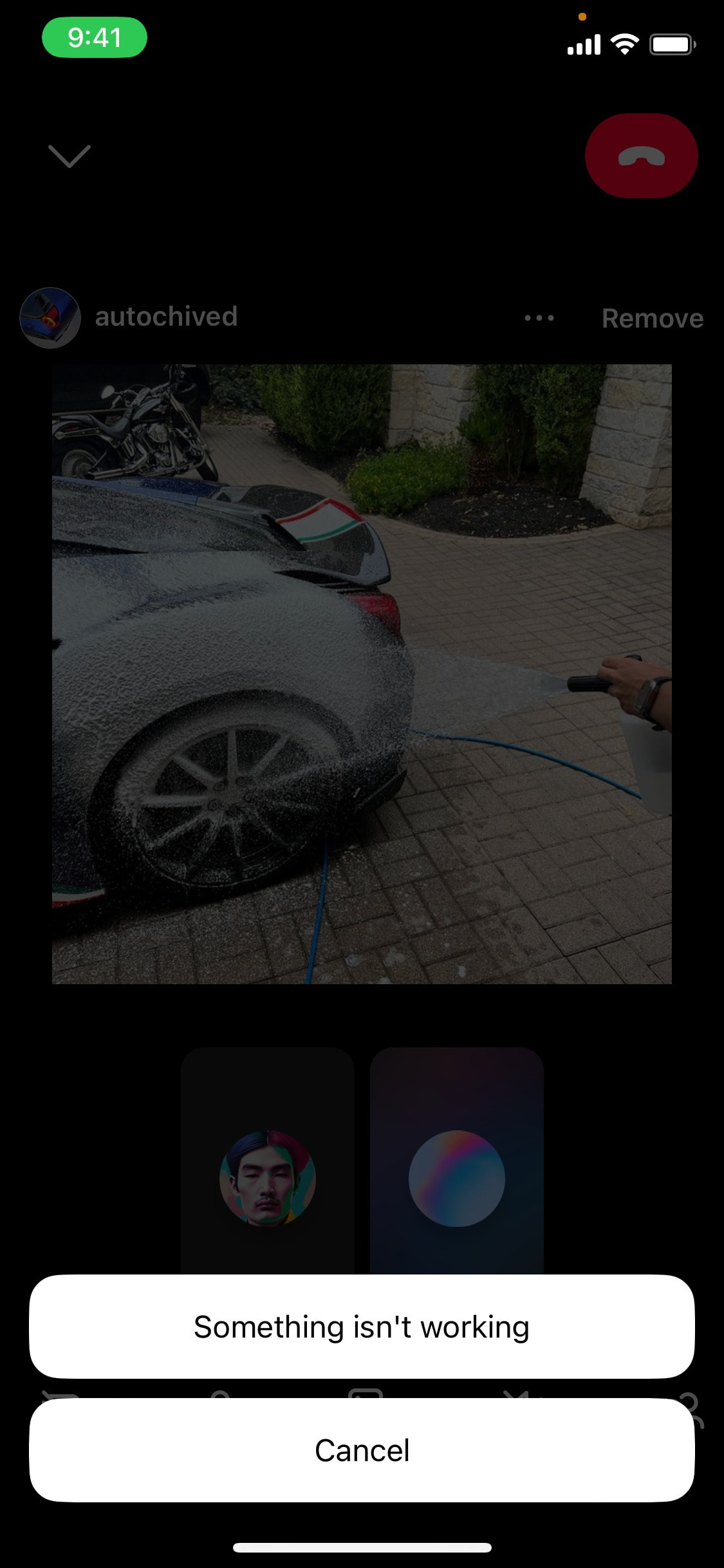 Instagram iOS screen 996