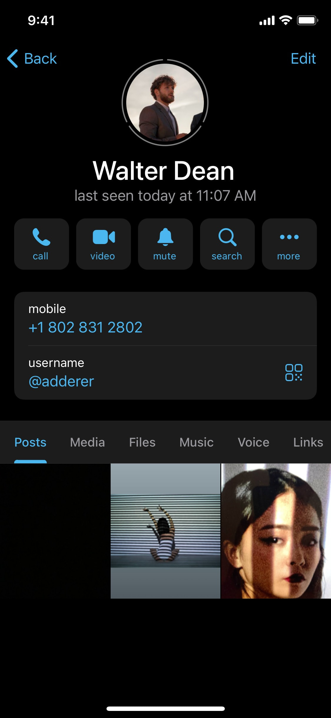 Telegram iOS screen 278