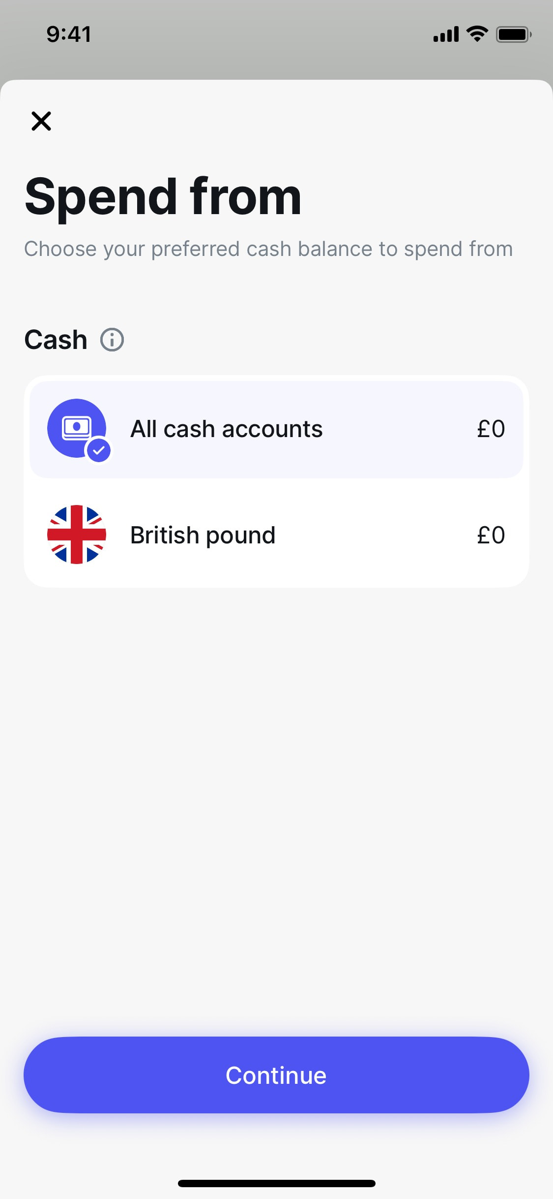 Revolut iOS screen 405