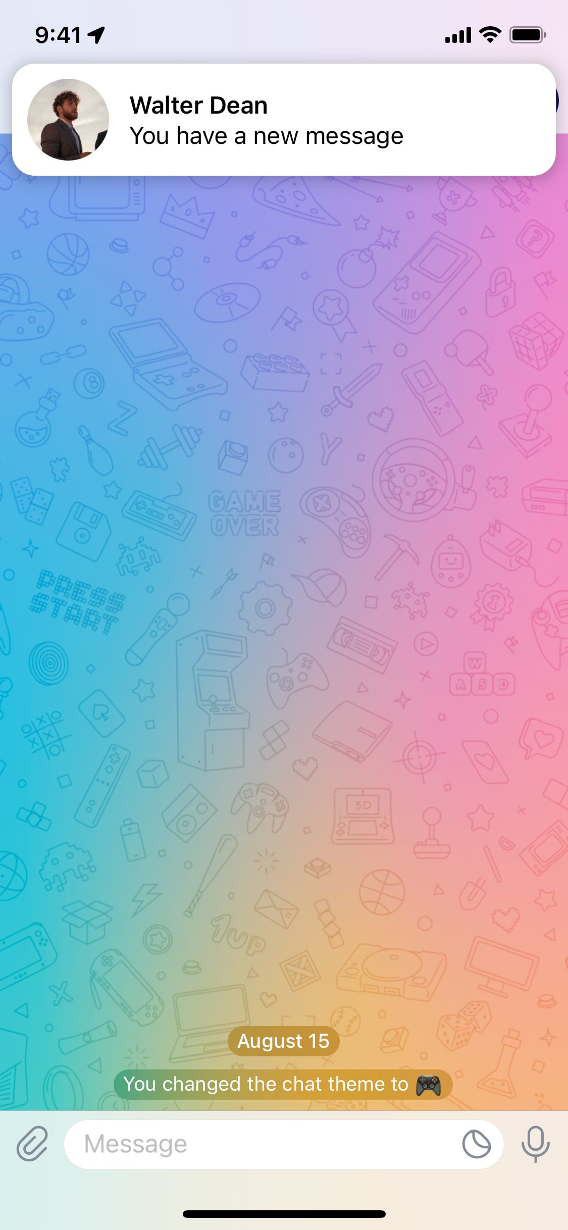 Telegram iOS screen 706