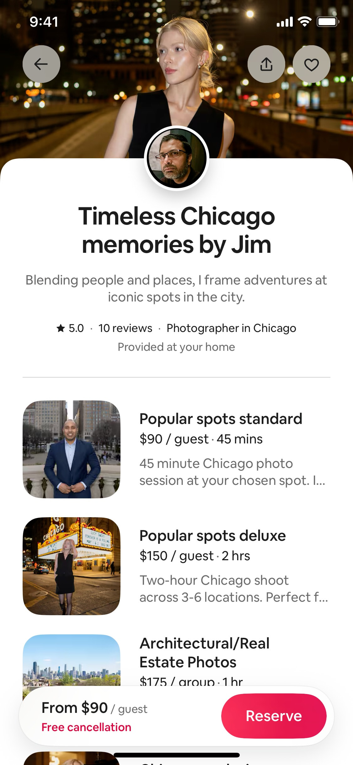 Airbnb iOS screen 101