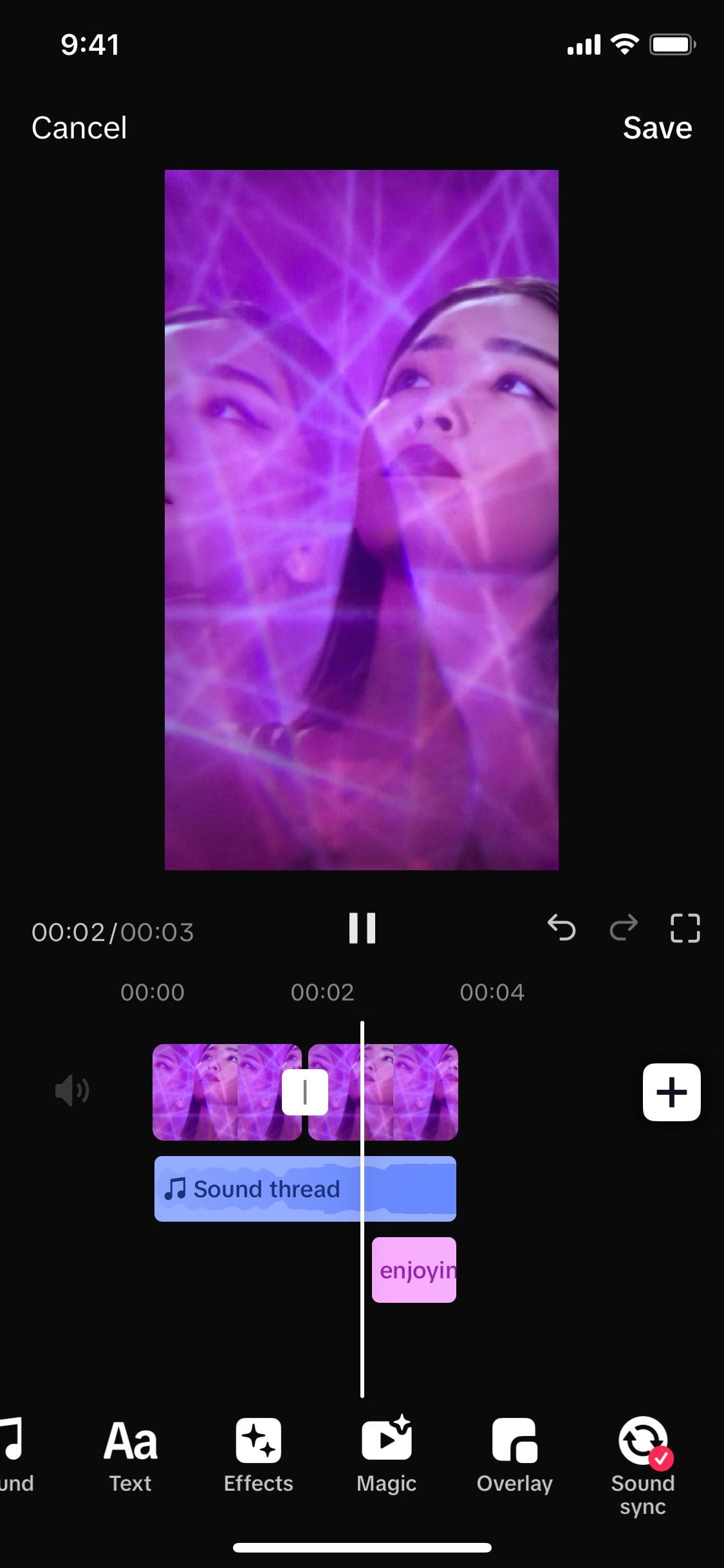TikTok iOS screen 360