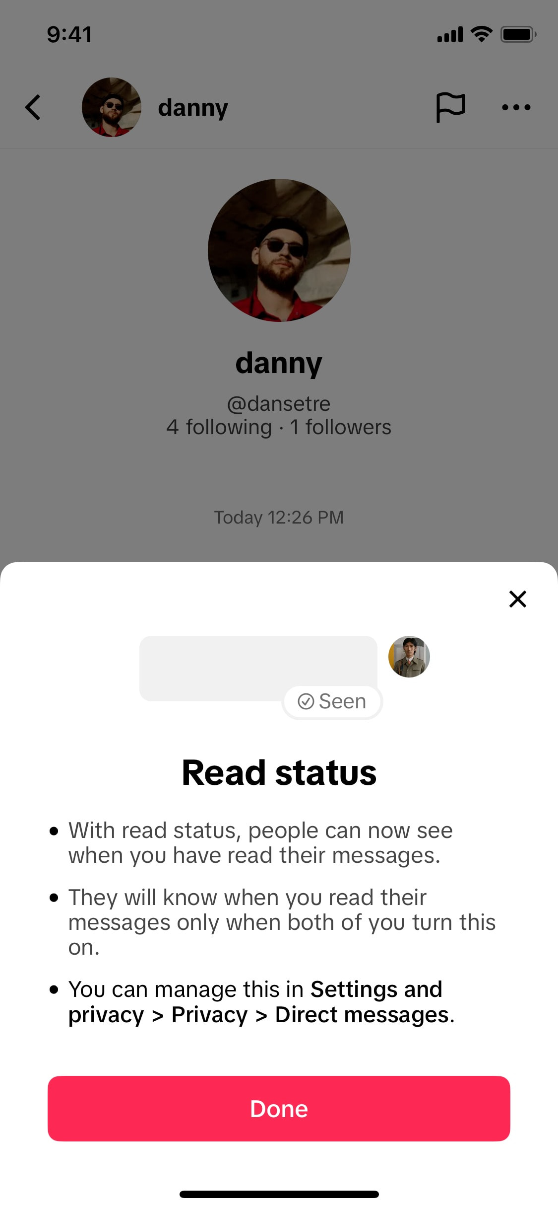 TikTok iOS screen 183
