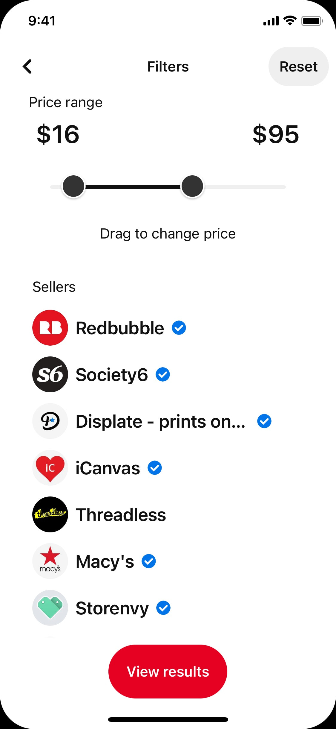 Pinterest iOS screen 467