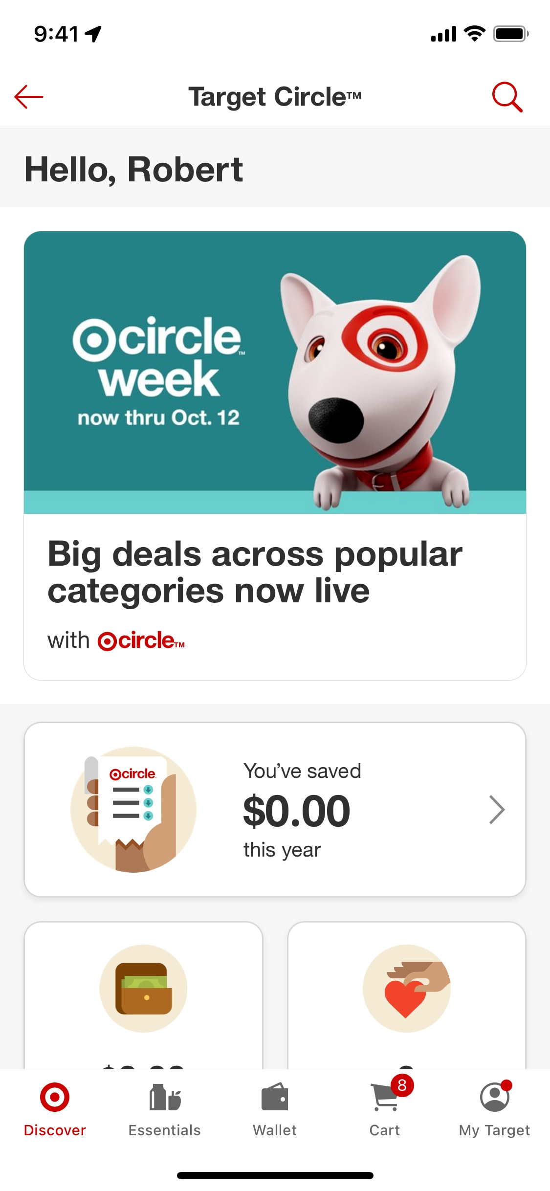 Target iOS screen 697