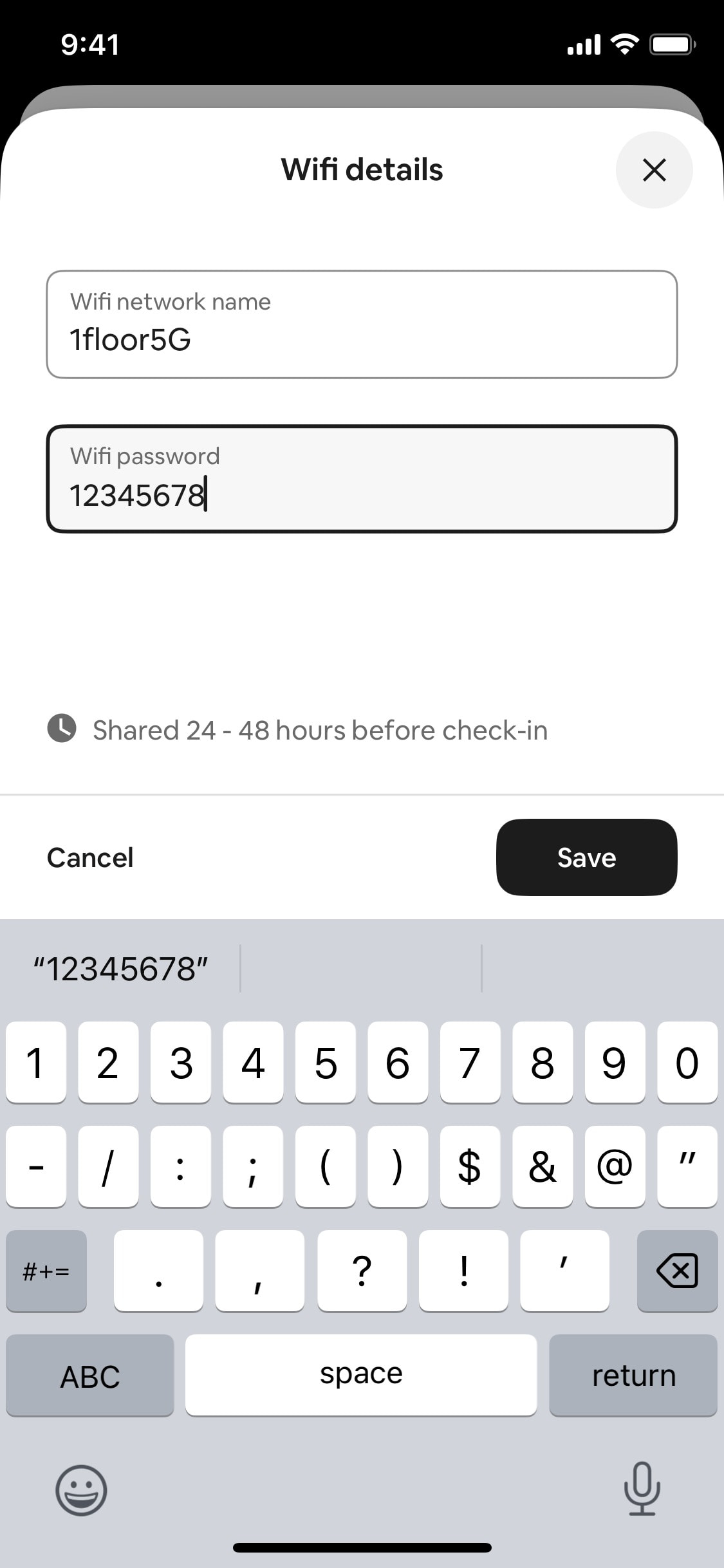 Airbnb iOS screen 457